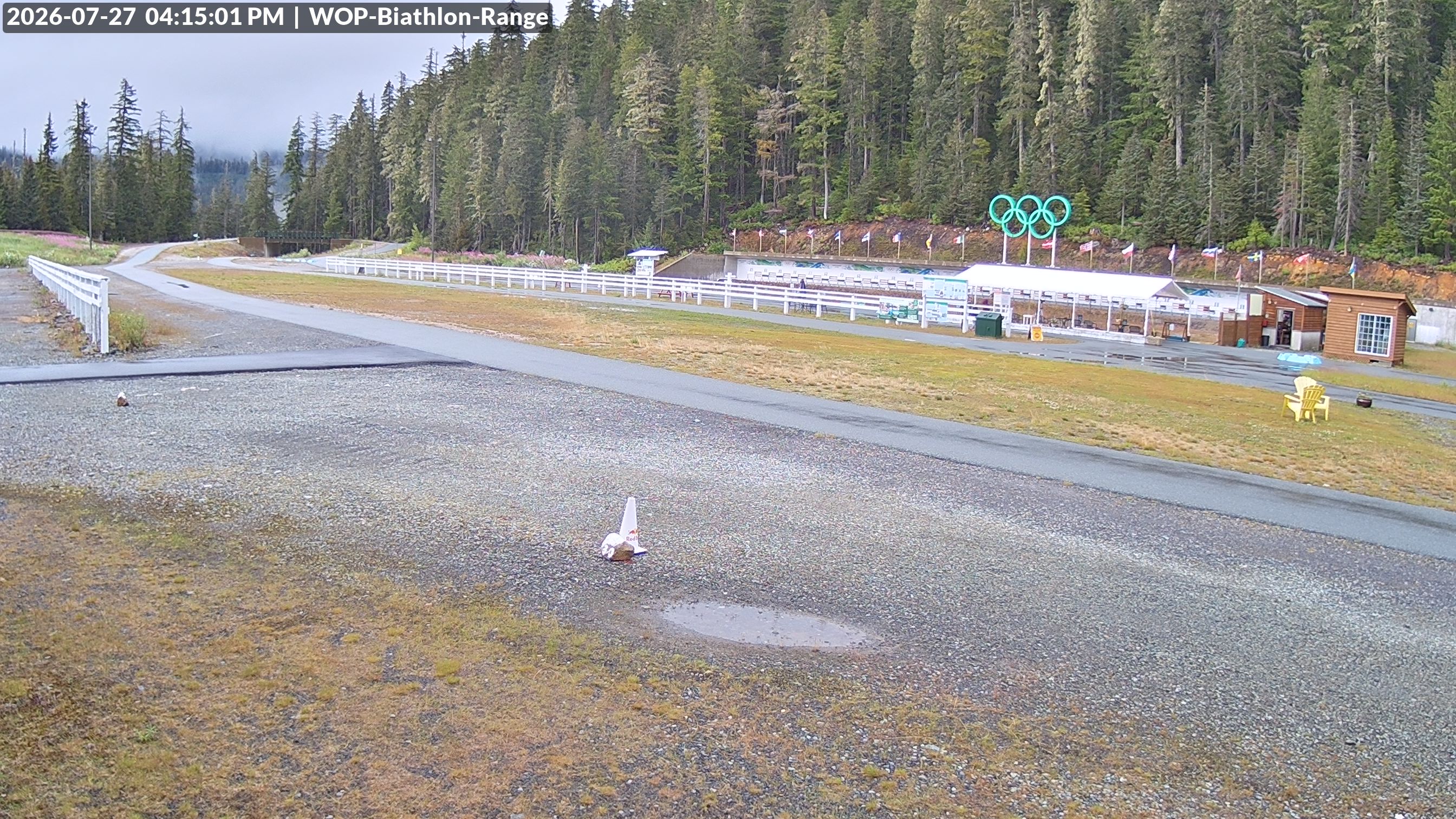 View looking North East to the Olympic Biathlon Range