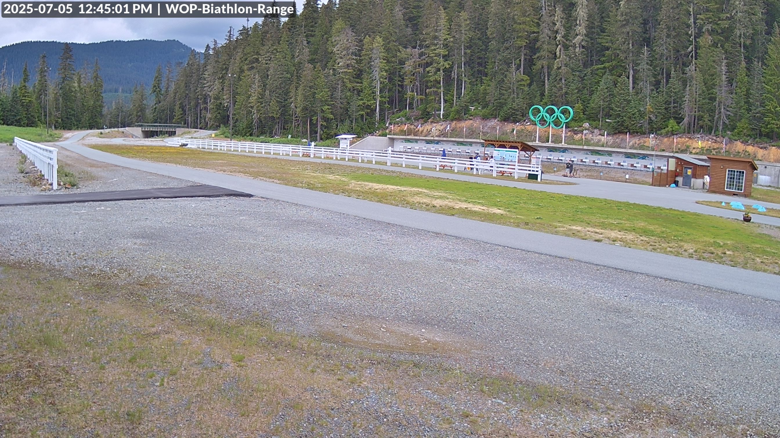 View looking North East to the Olympic Biathlon Range