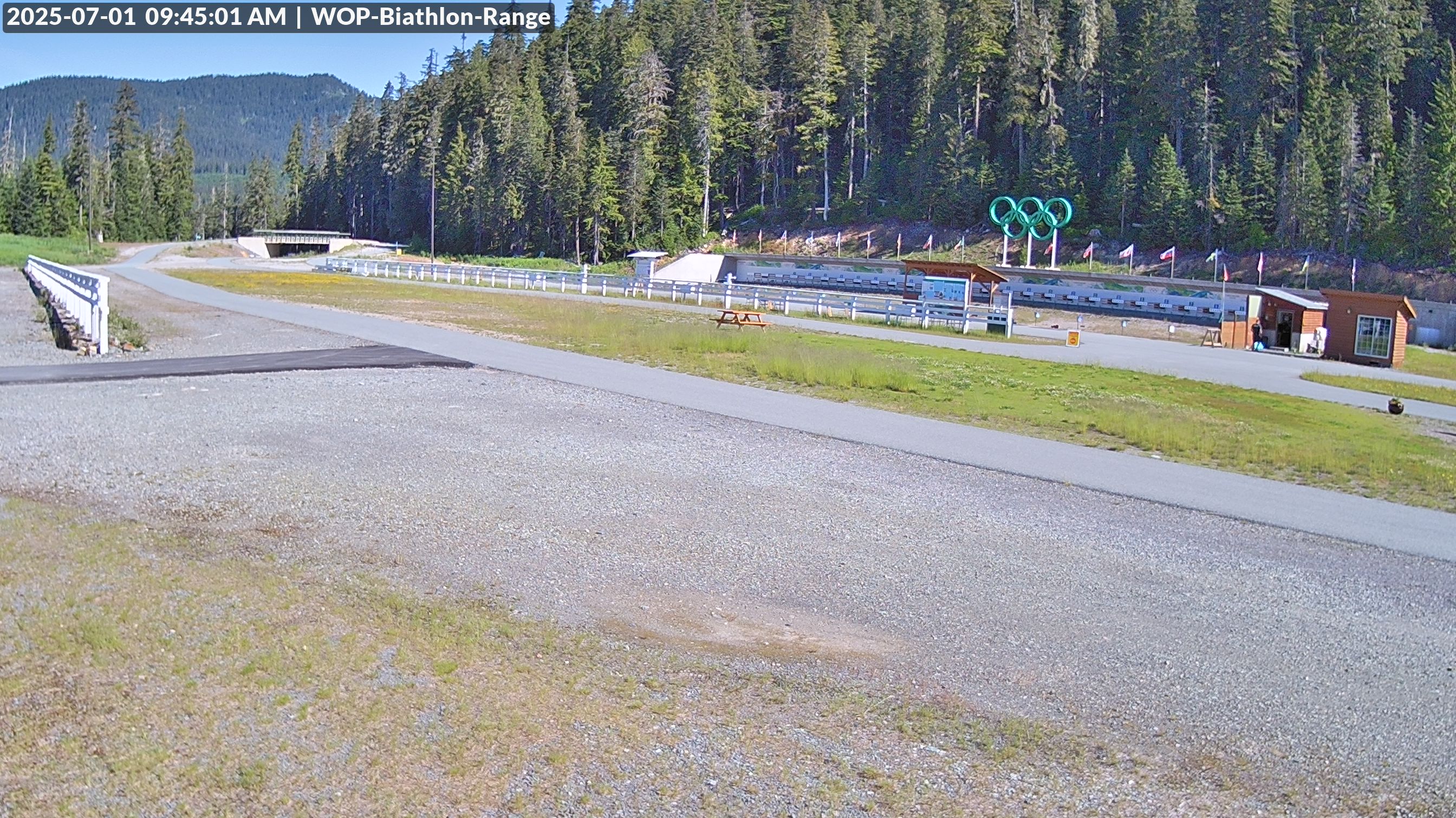 View looking North East to the Olympic Biathlon Range