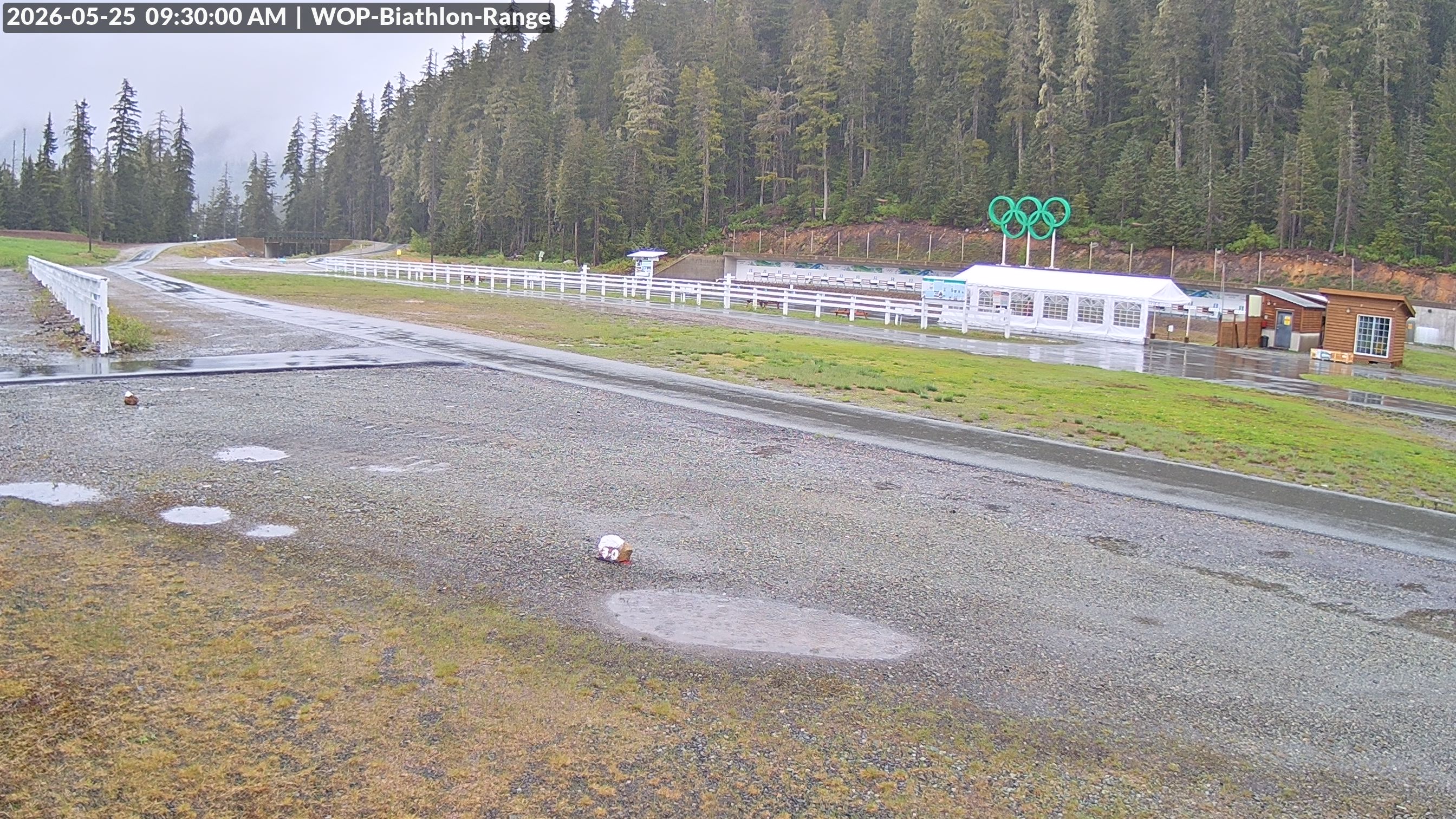 View looking North East to the Olympic Biathlon Range