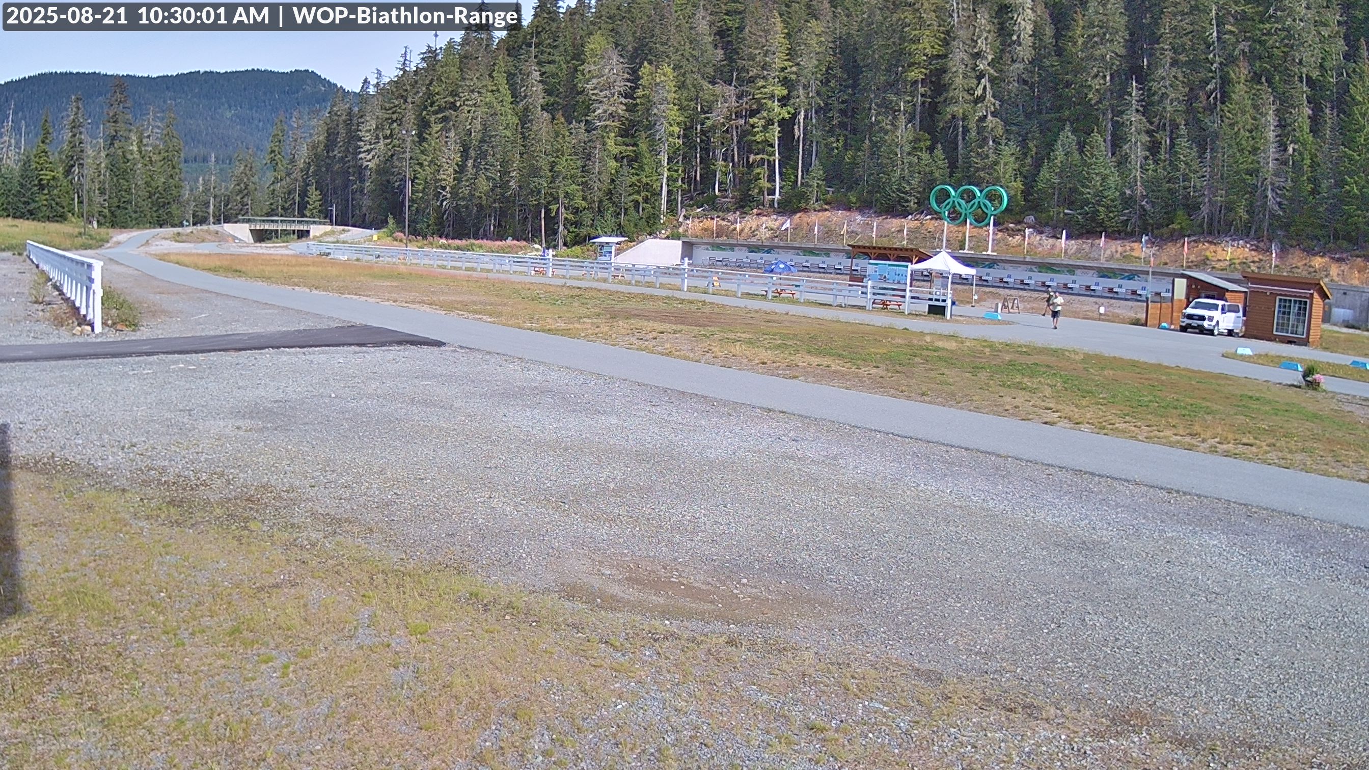 View looking North East to the Olympic Biathlon Range