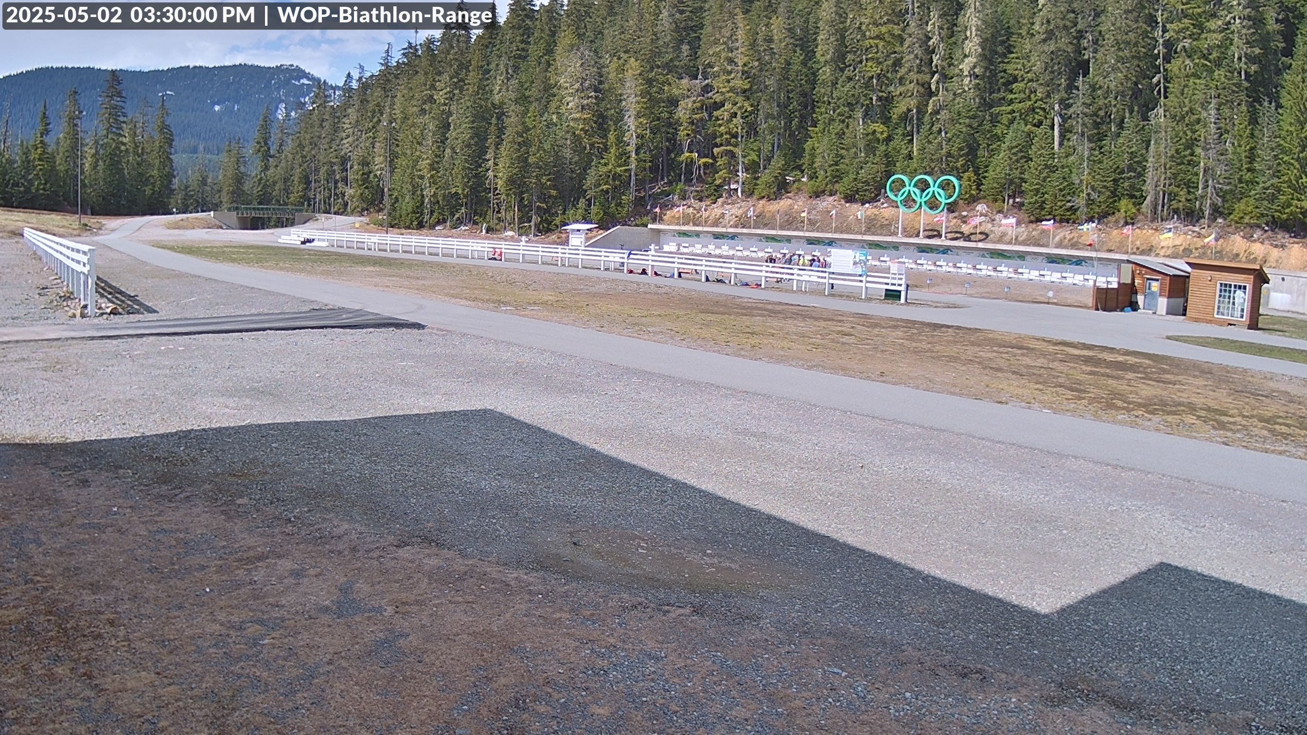 View looking North East to the Olympic Biathlon Range