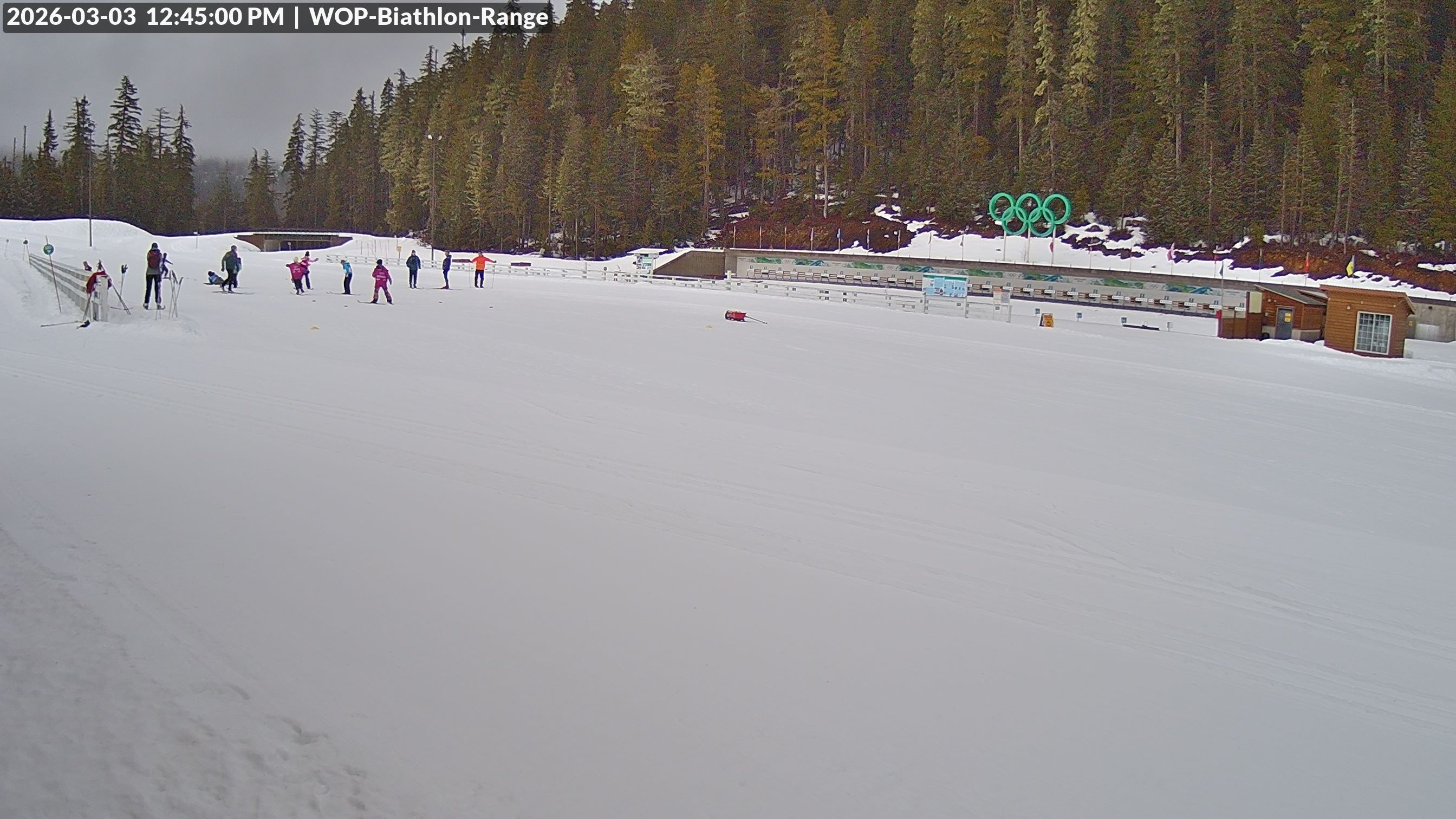 View looking North East to the Olympic Biathlon Range