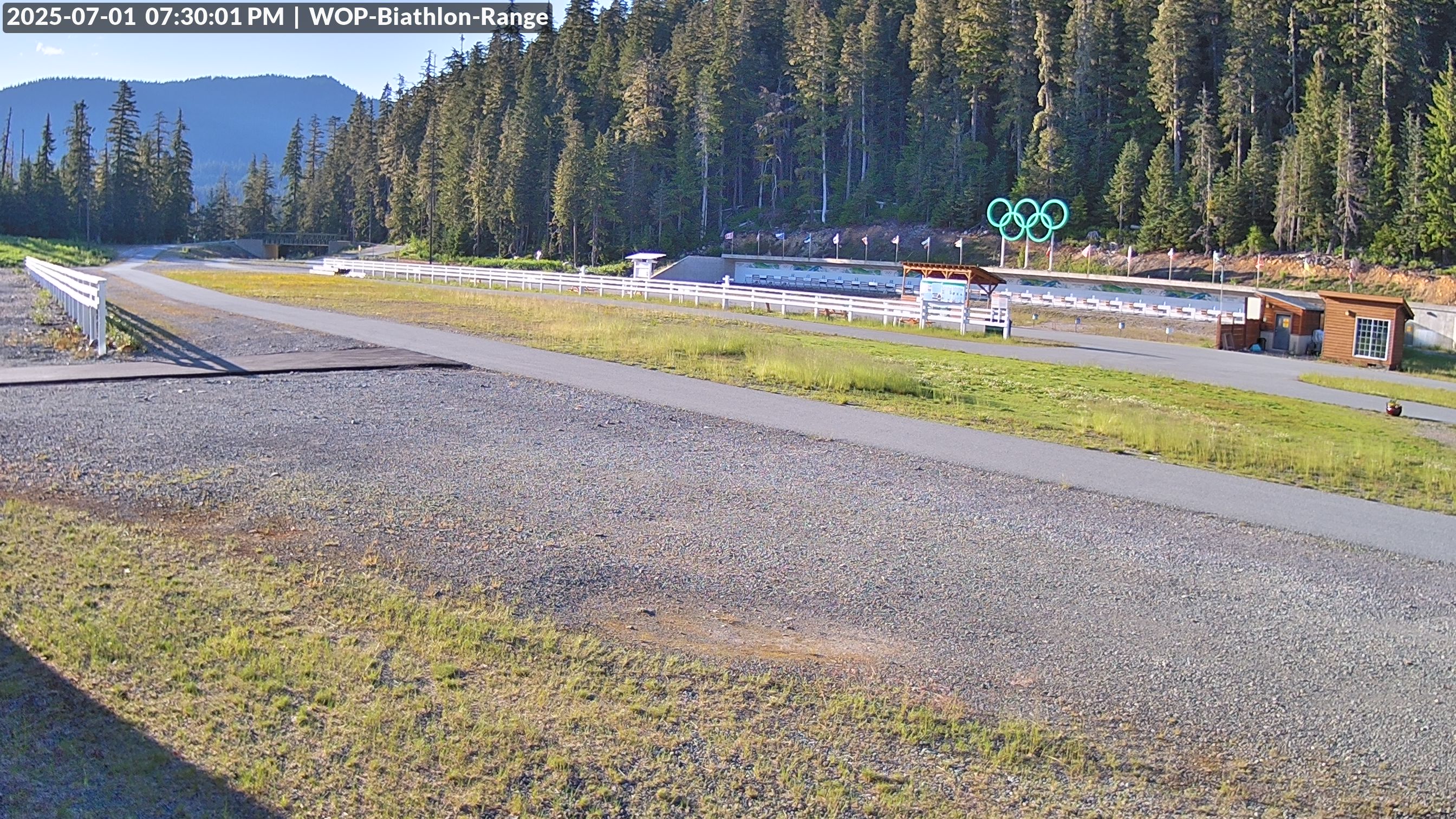 View looking North East to the Olympic Biathlon Range