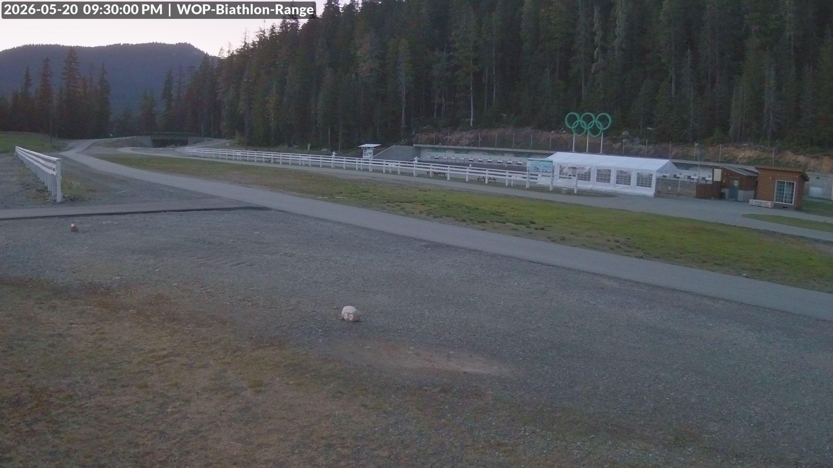 View looking North East to the Olympic Biathlon Range