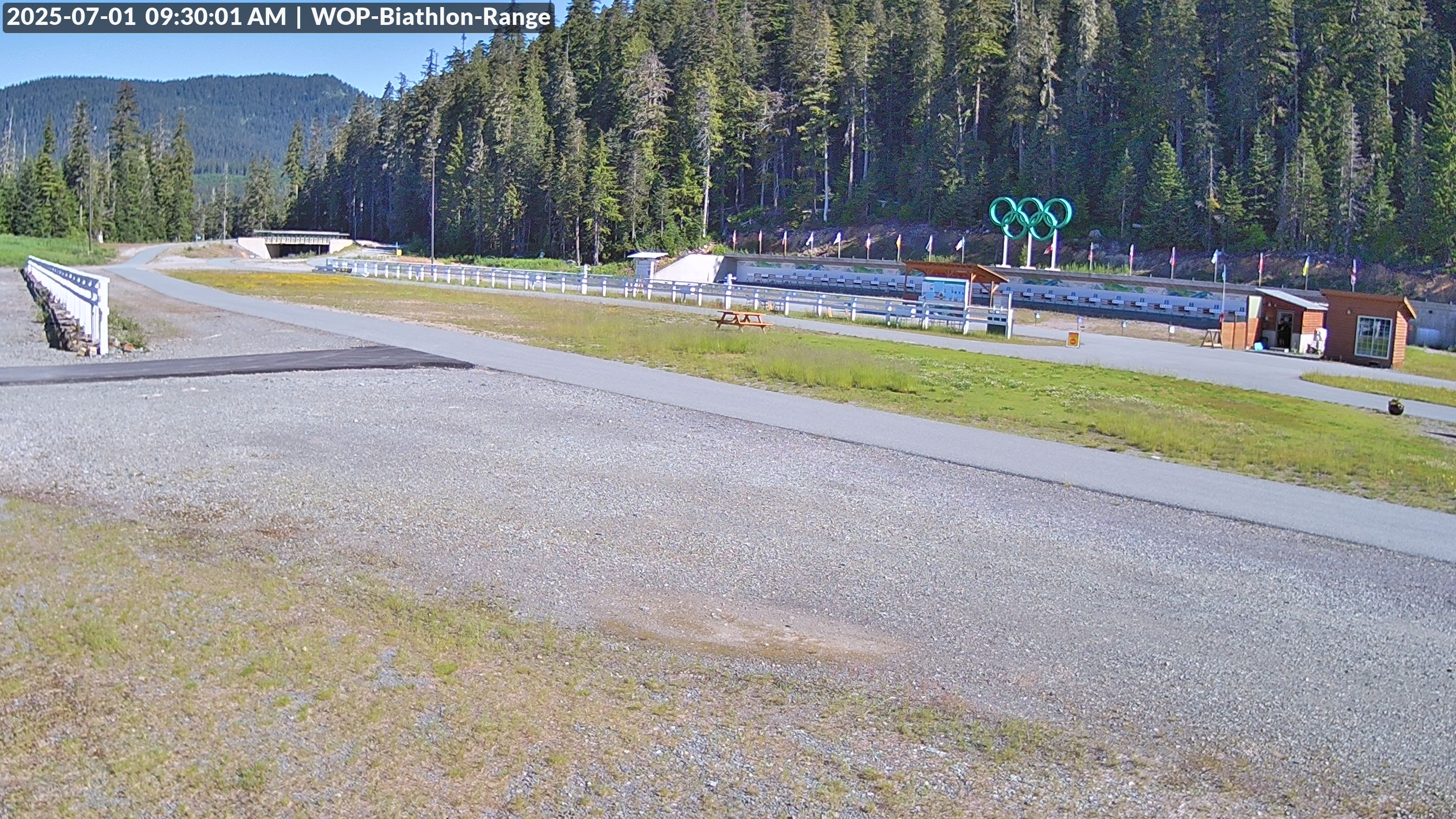 View looking North East to the Olympic Biathlon Range
