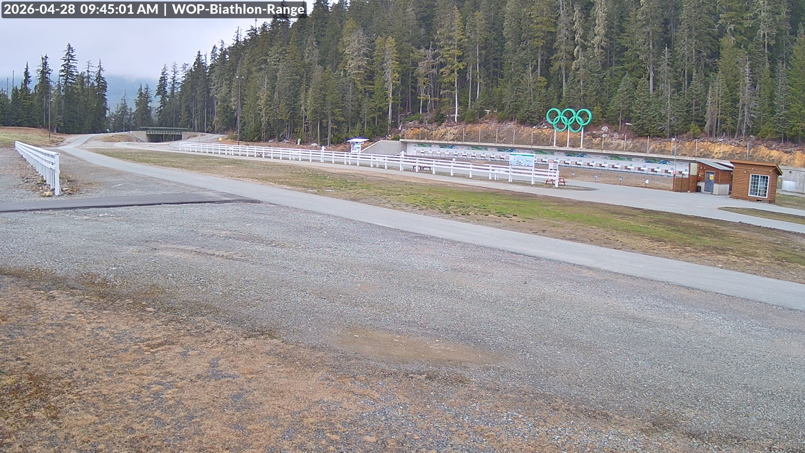 View looking North East to the Olympic Biathlon Range