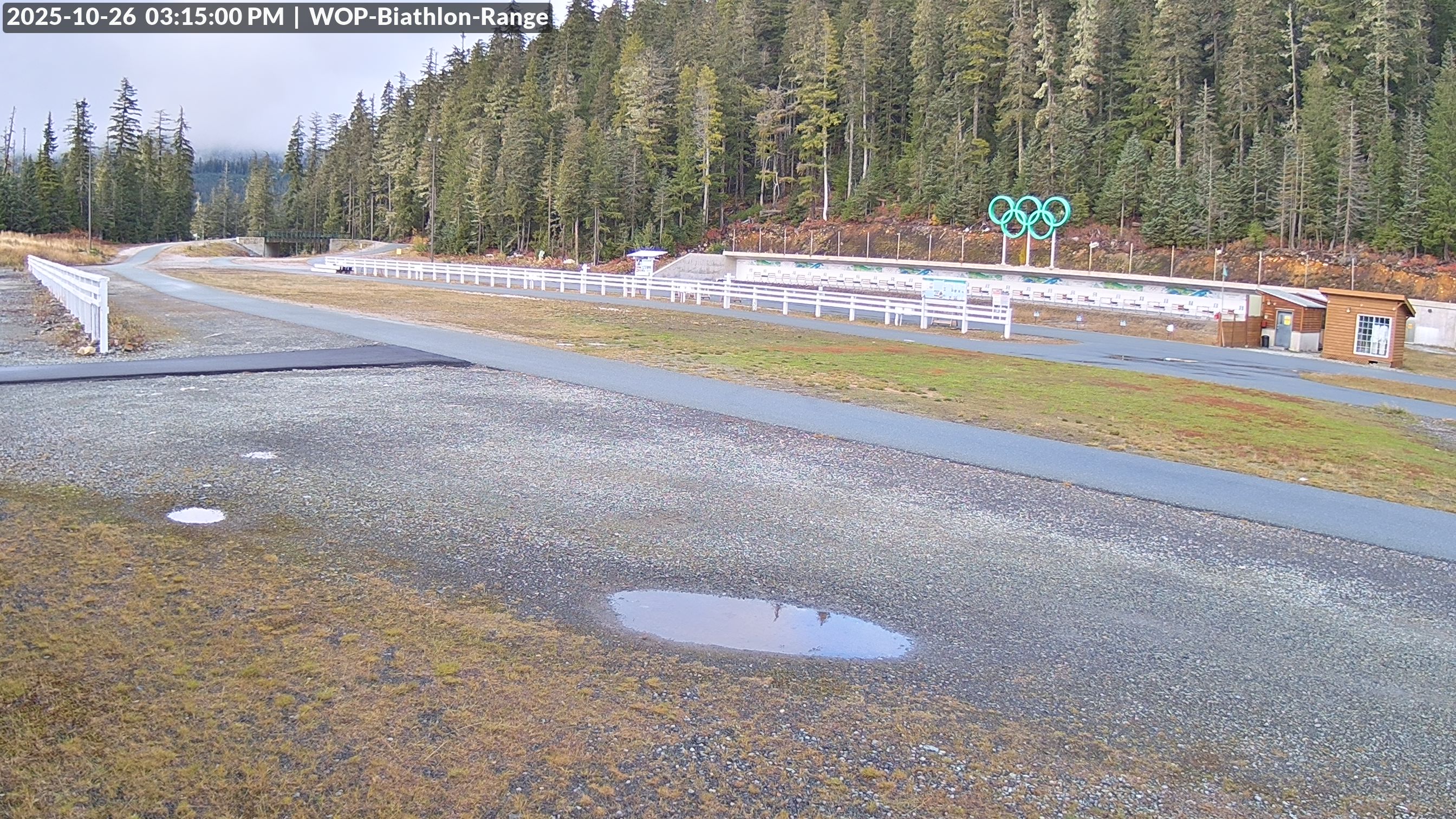 View looking North East to the Olympic Biathlon Range