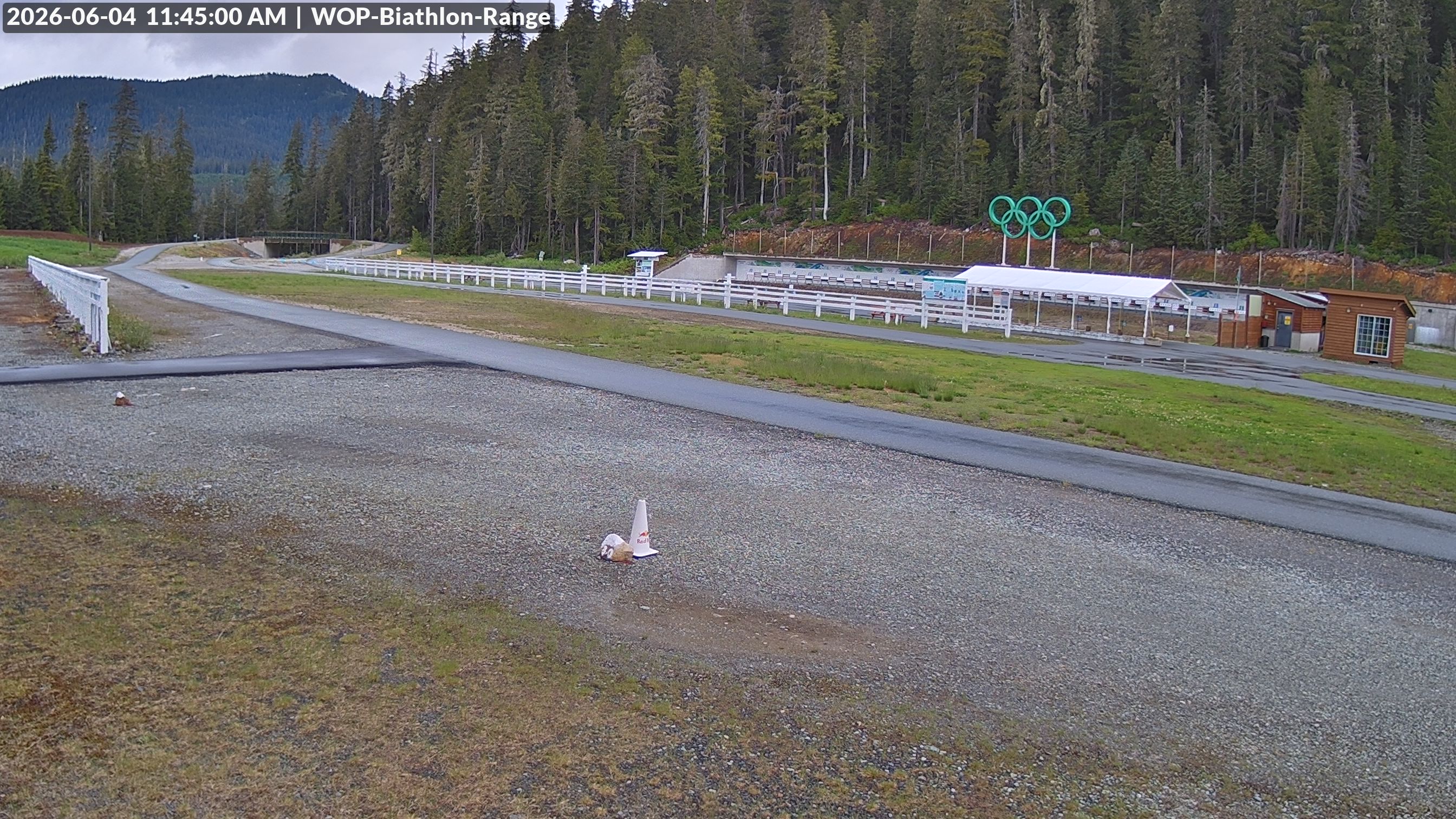 View looking North East to the Olympic Biathlon Range