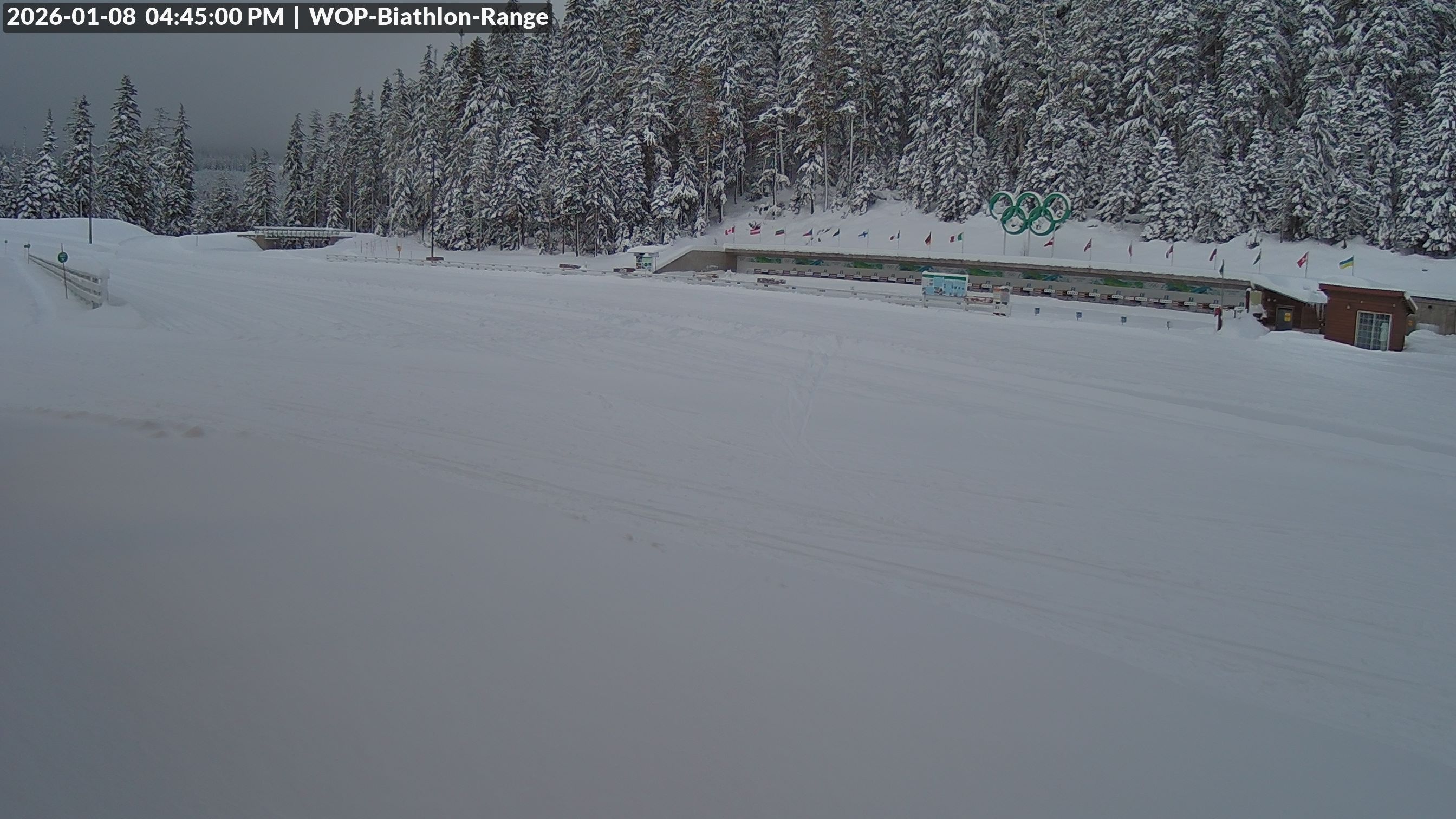 View looking North East to the Olympic Biathlon Range