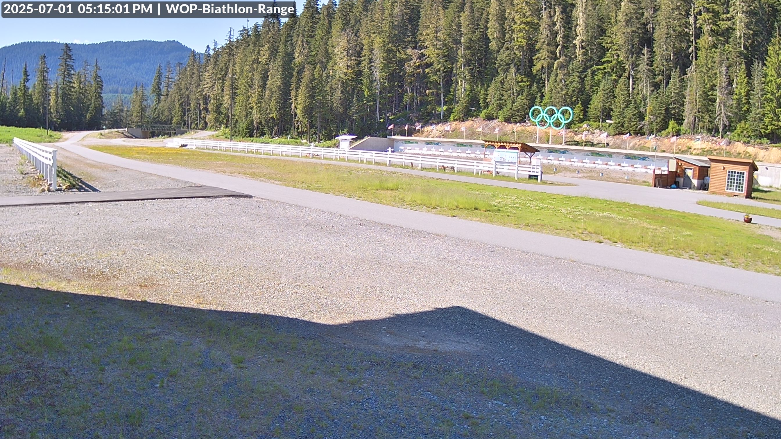 View looking North East to the Olympic Biathlon Range