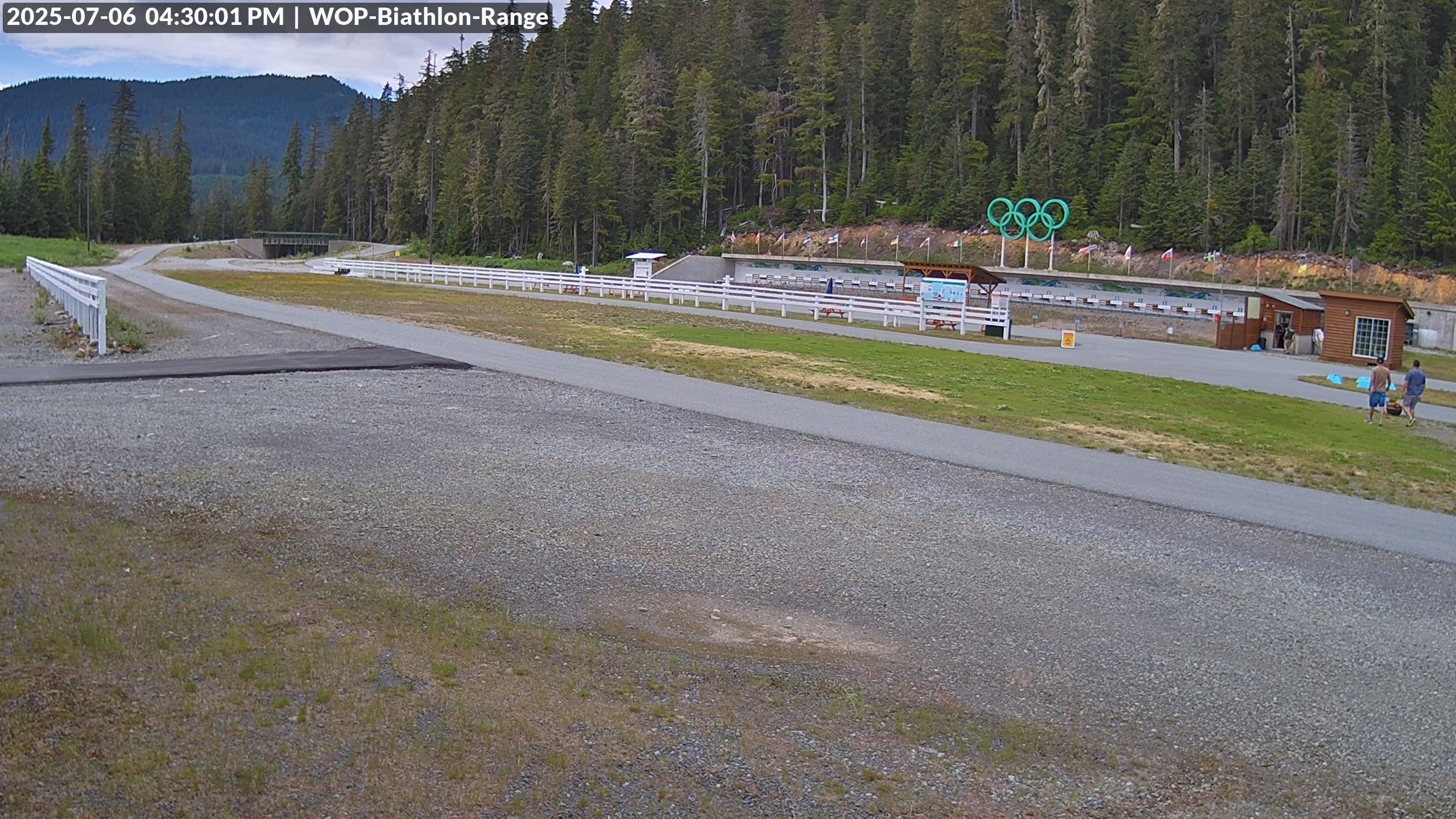 View looking North East to the Olympic Biathlon Range