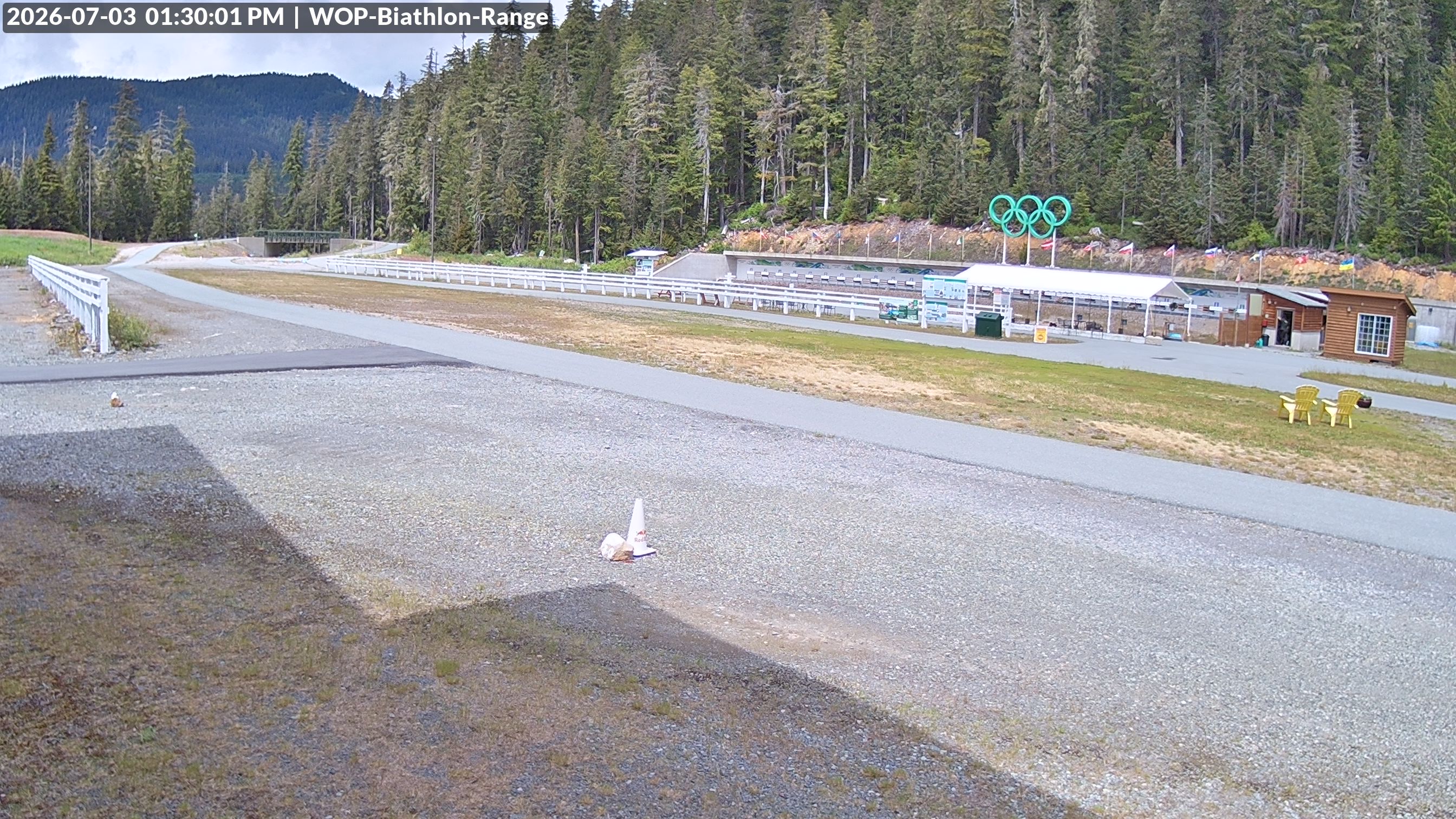 View looking North East to the Olympic Biathlon Range