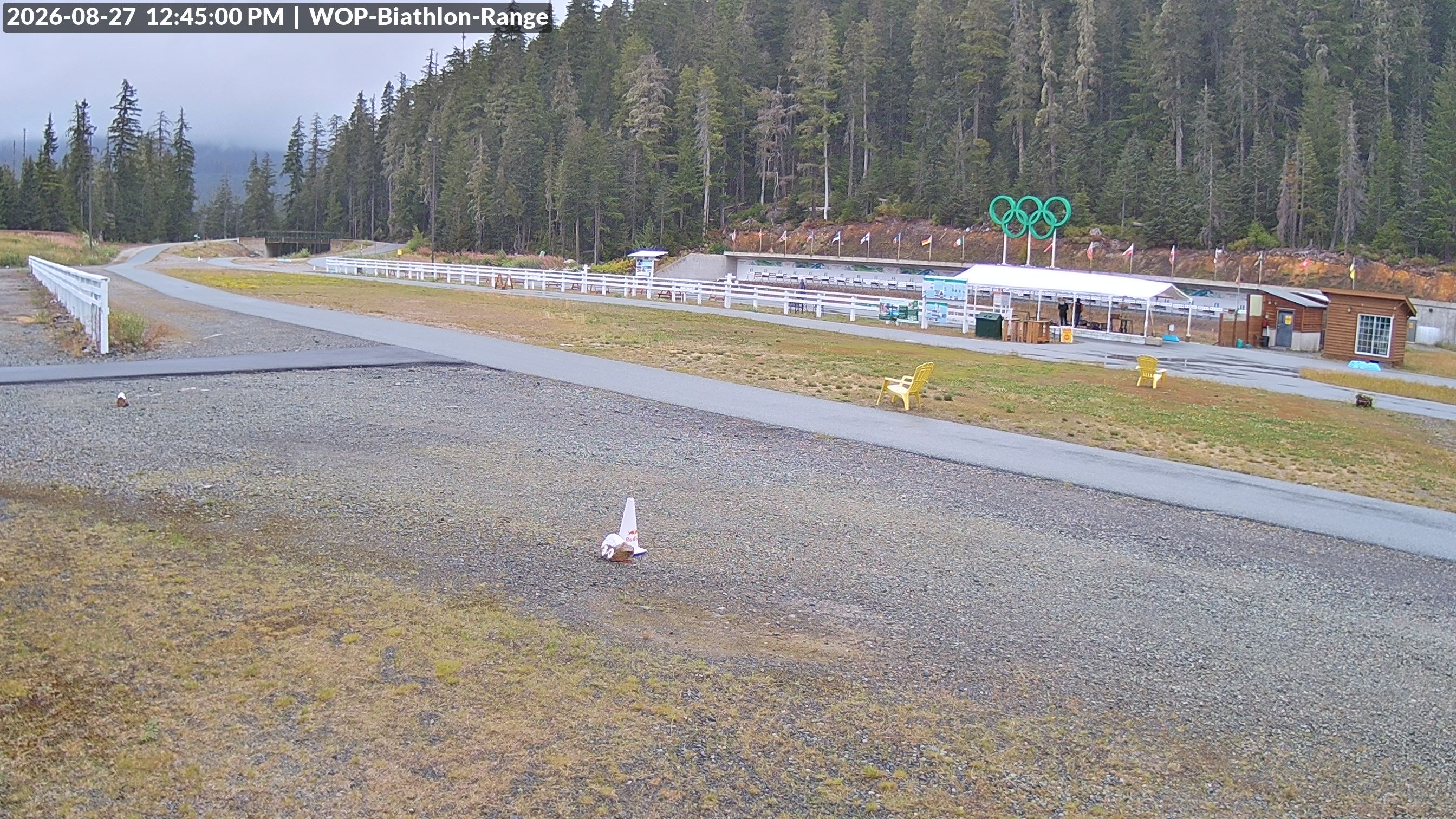 View looking North East to the Olympic Biathlon Range