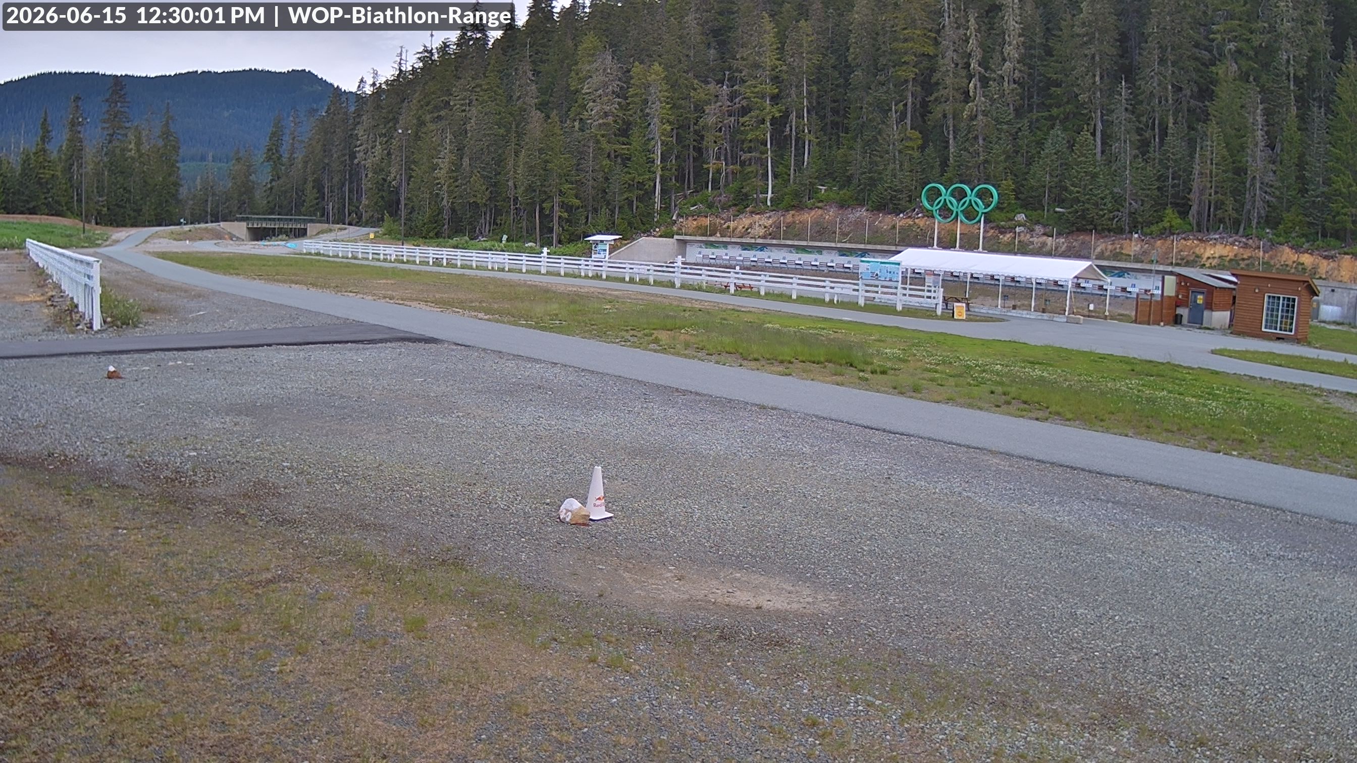 View looking North East to the Olympic Biathlon Range