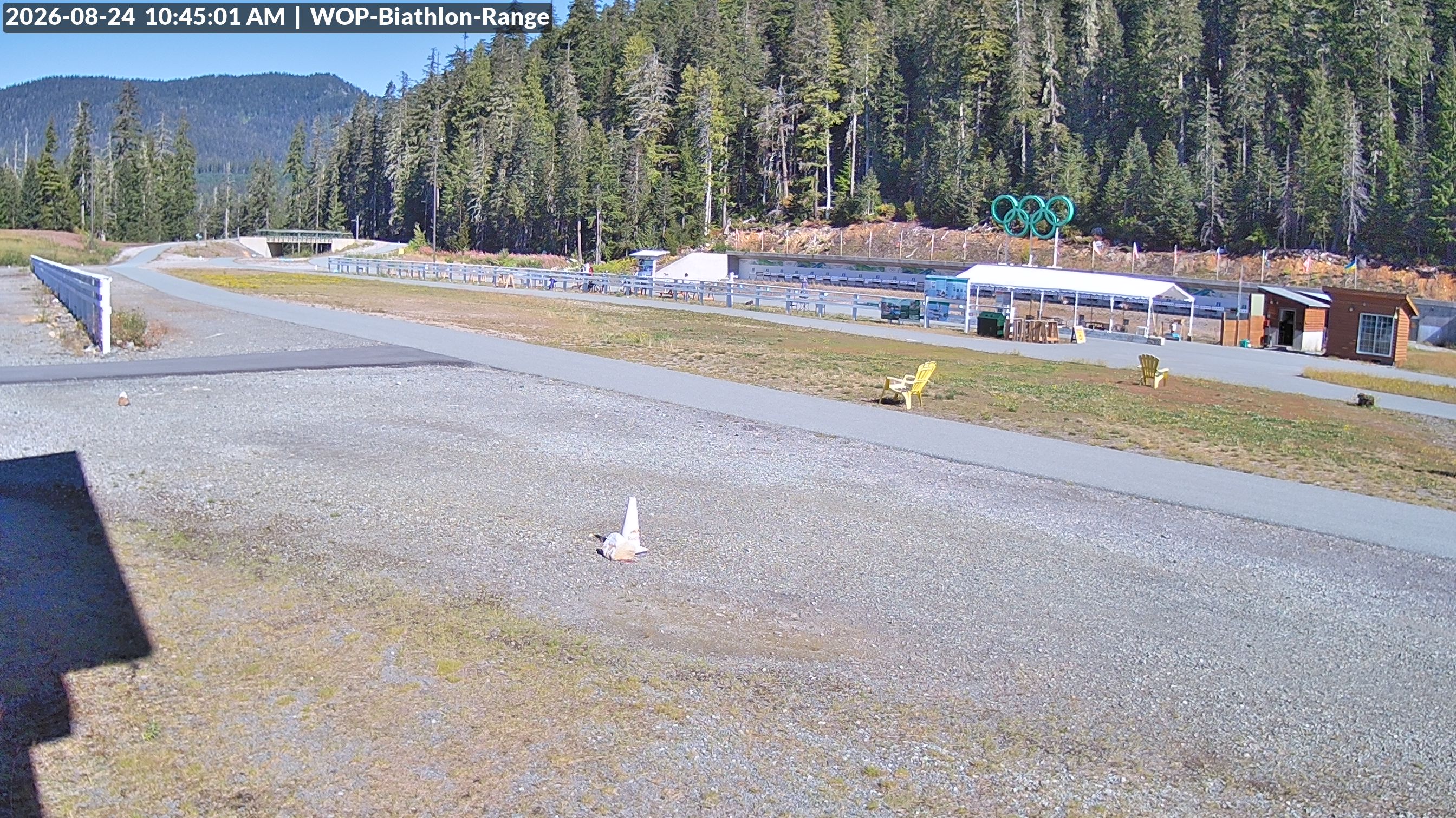 View looking North East to the Olympic Biathlon Range