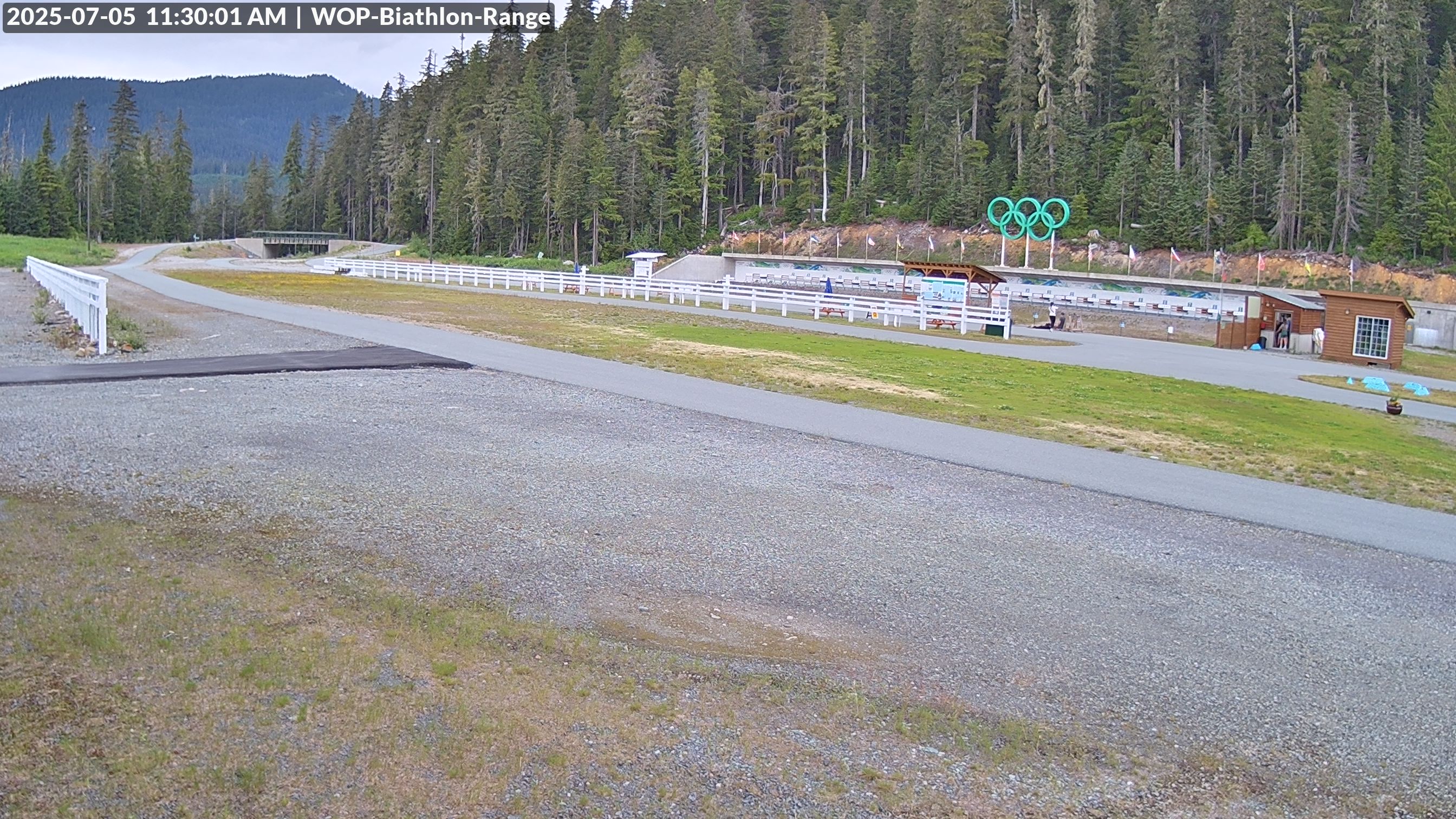 View looking North East to the Olympic Biathlon Range