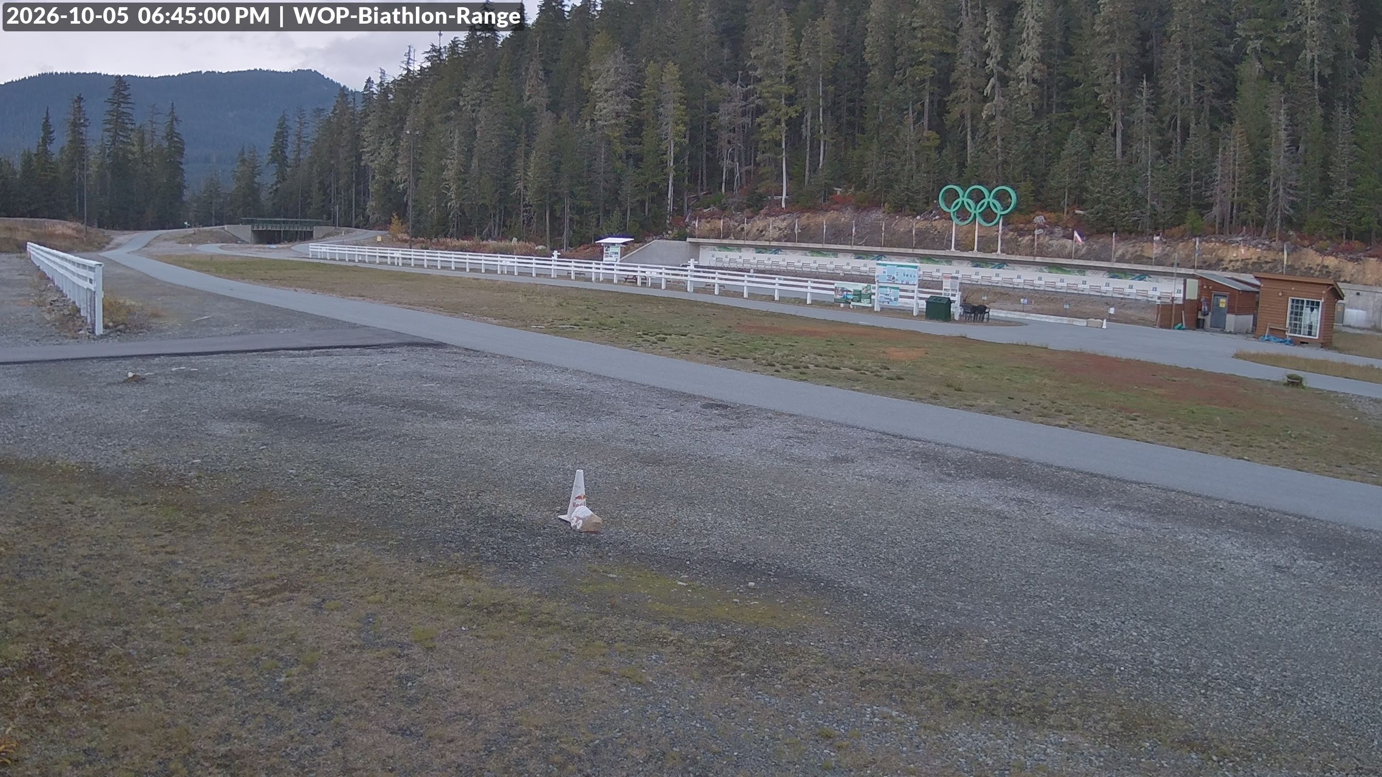 View looking North East to the Olympic Biathlon Range