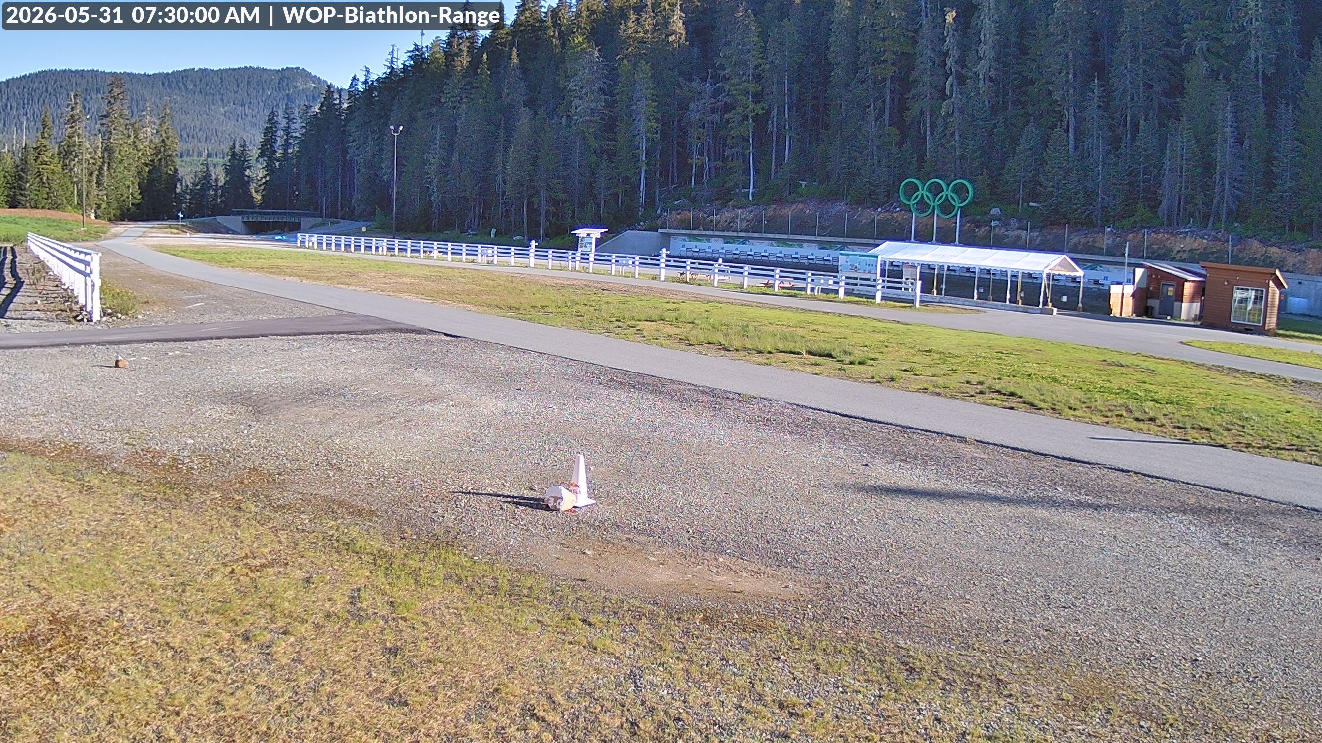 View looking North East to the Olympic Biathlon Range