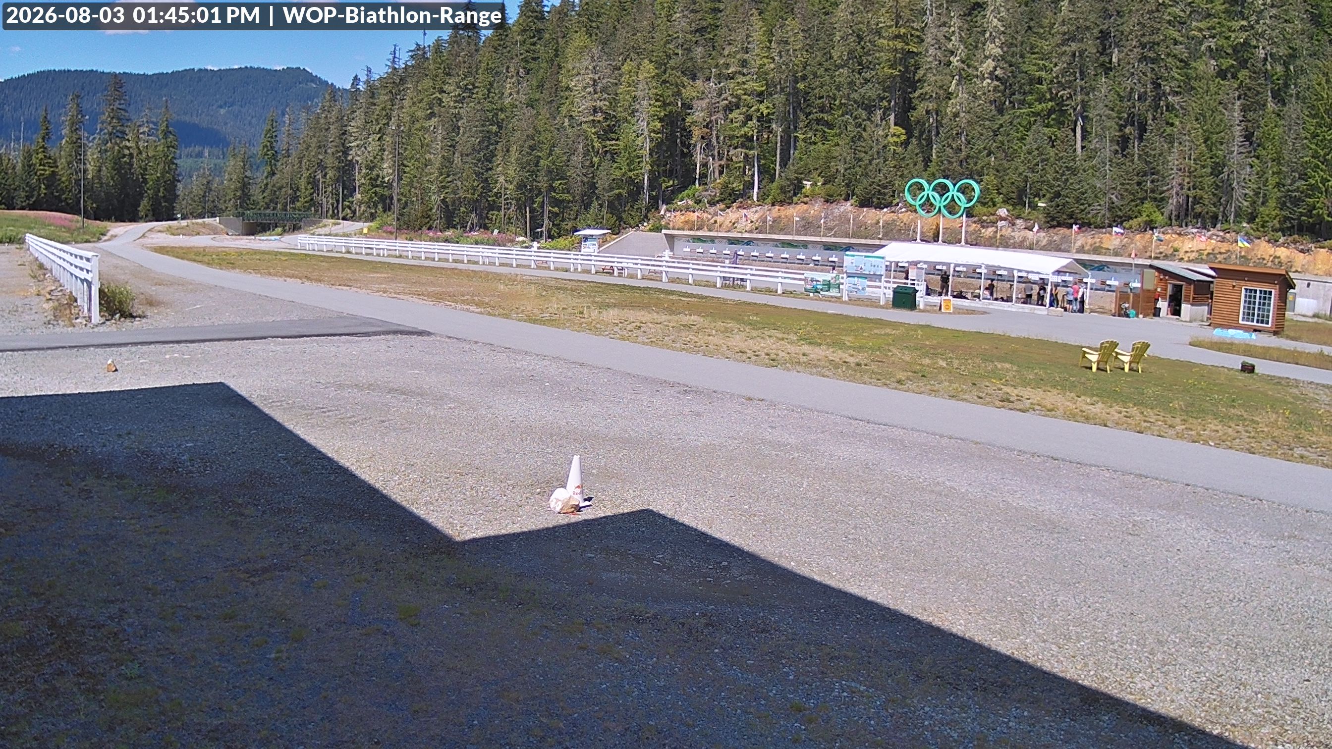 View looking North East to the Olympic Biathlon Range
