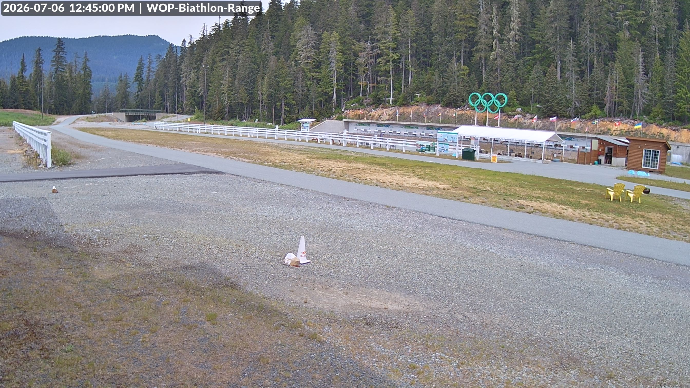 View looking North East to the Olympic Biathlon Range