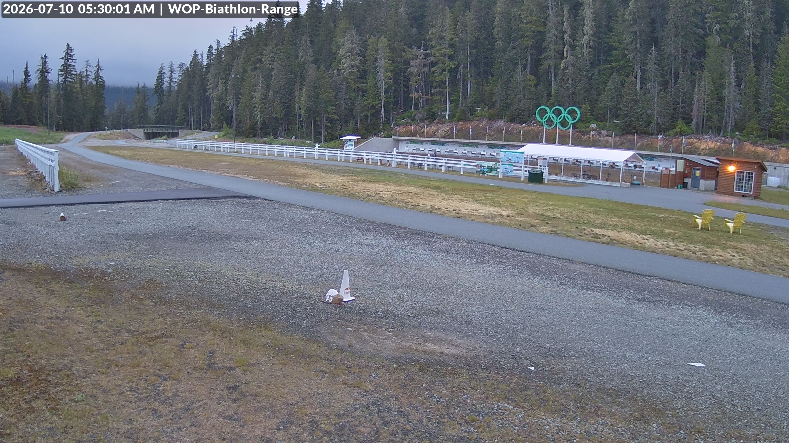 View looking North East to the Olympic Biathlon Range