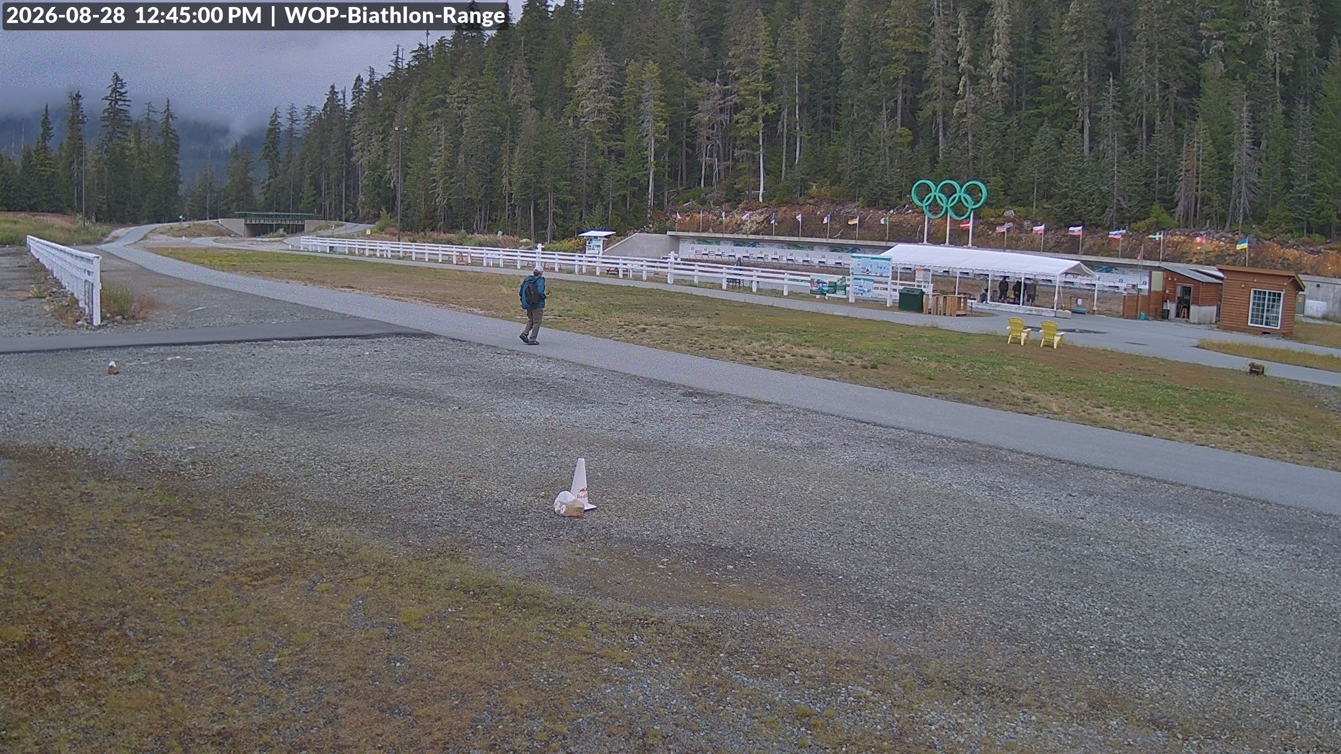 View looking North East to the Olympic Biathlon Range