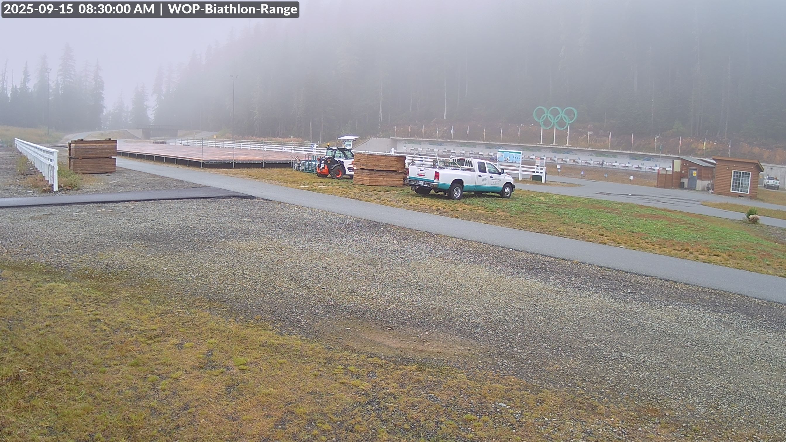 View looking North East to the Olympic Biathlon Range
