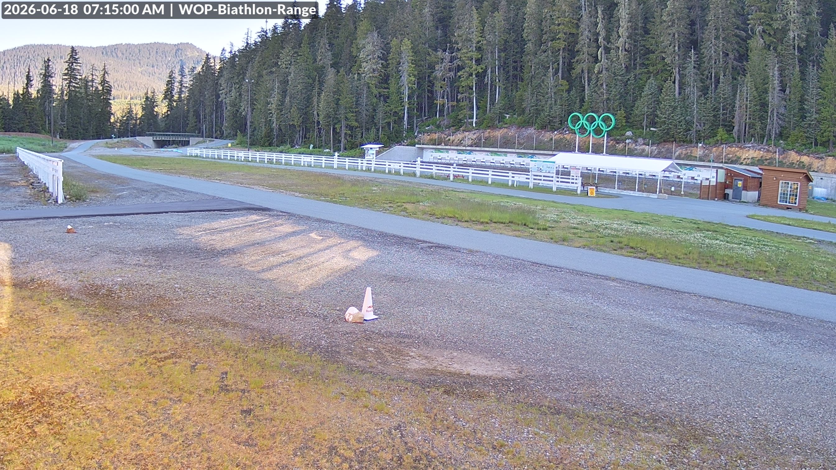 View looking North East to the Olympic Biathlon Range
