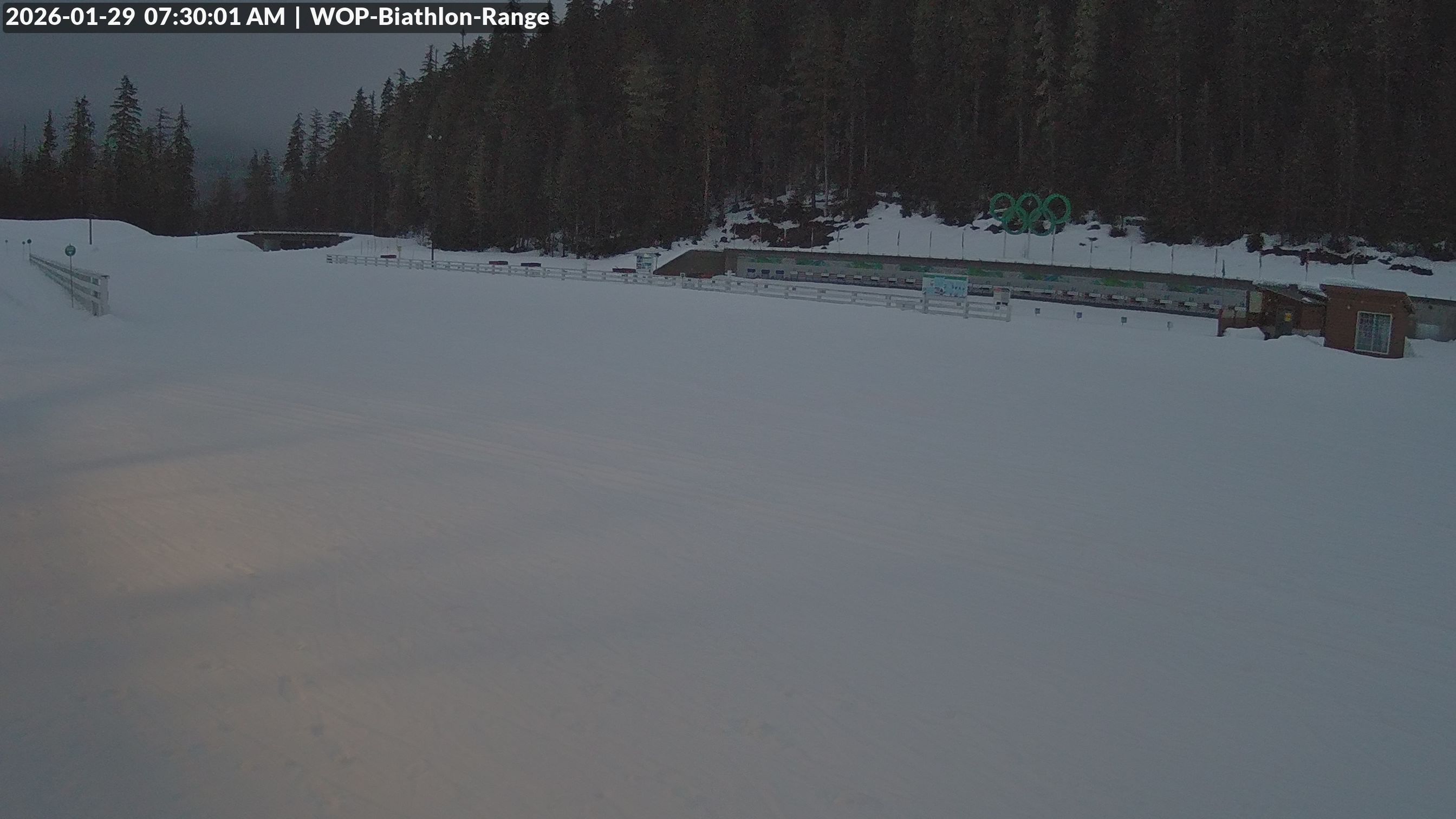 View looking North East to the Olympic Biathlon Range