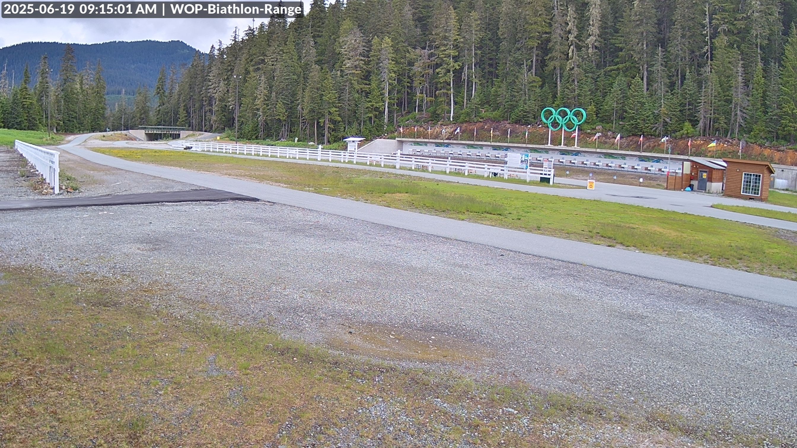 View looking North East to the Olympic Biathlon Range