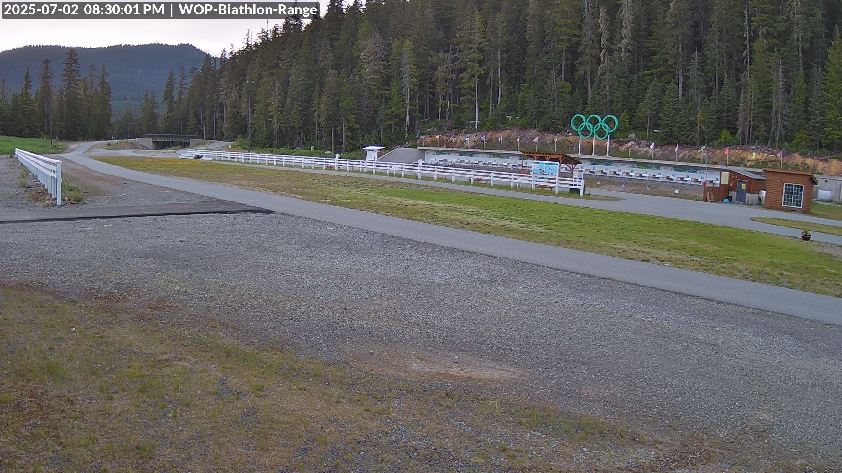 View looking North East to the Olympic Biathlon Range