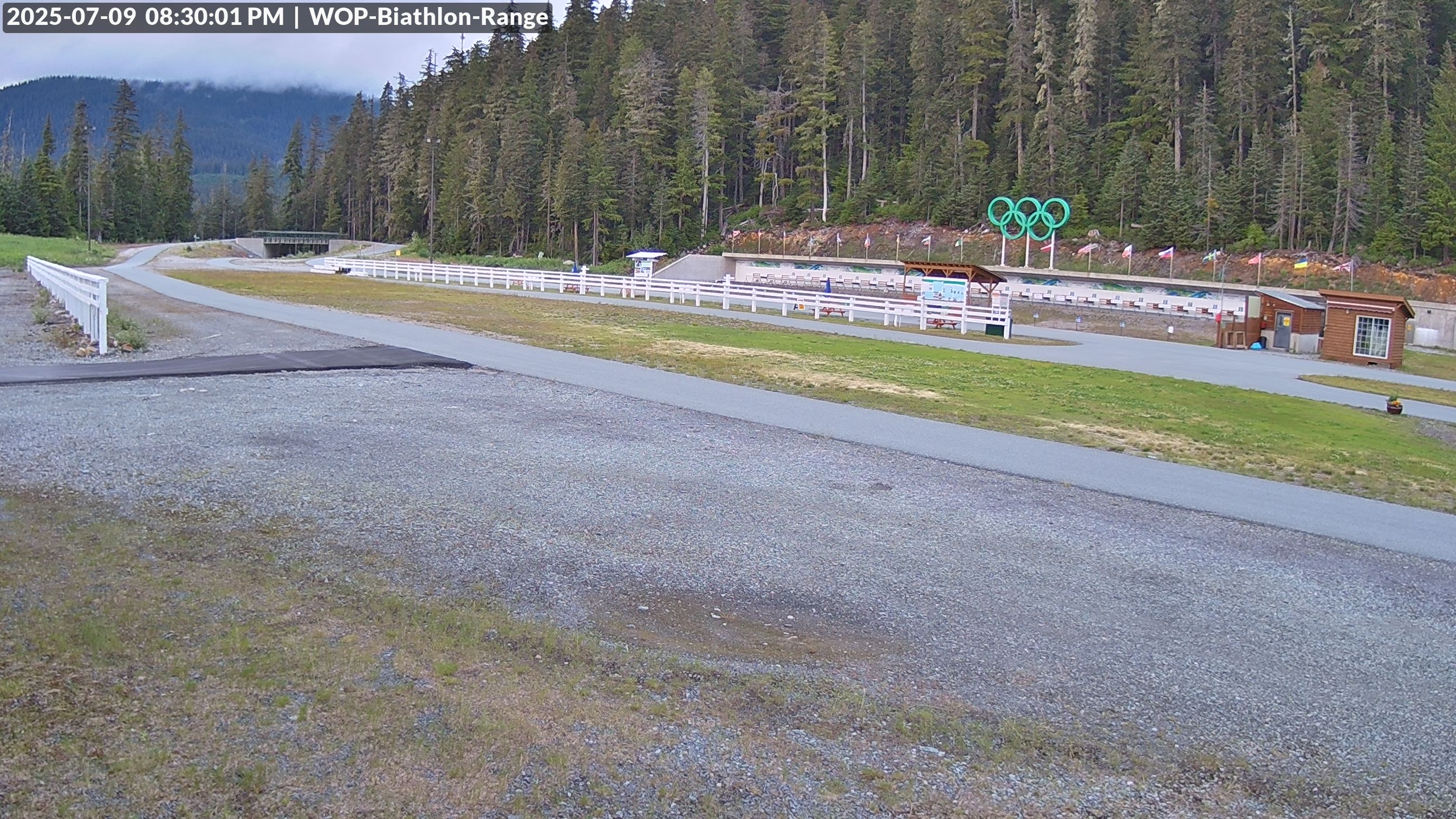View looking North East to the Olympic Biathlon Range