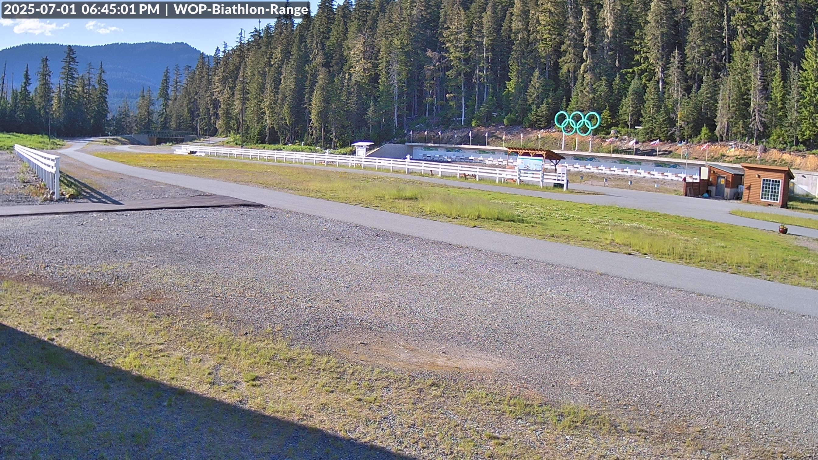 View looking North East to the Olympic Biathlon Range