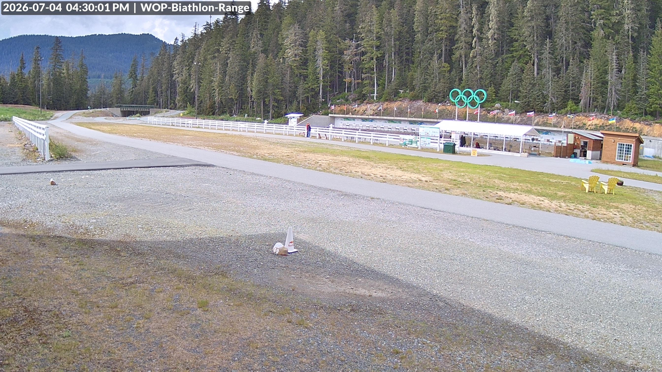 View looking North East to the Olympic Biathlon Range