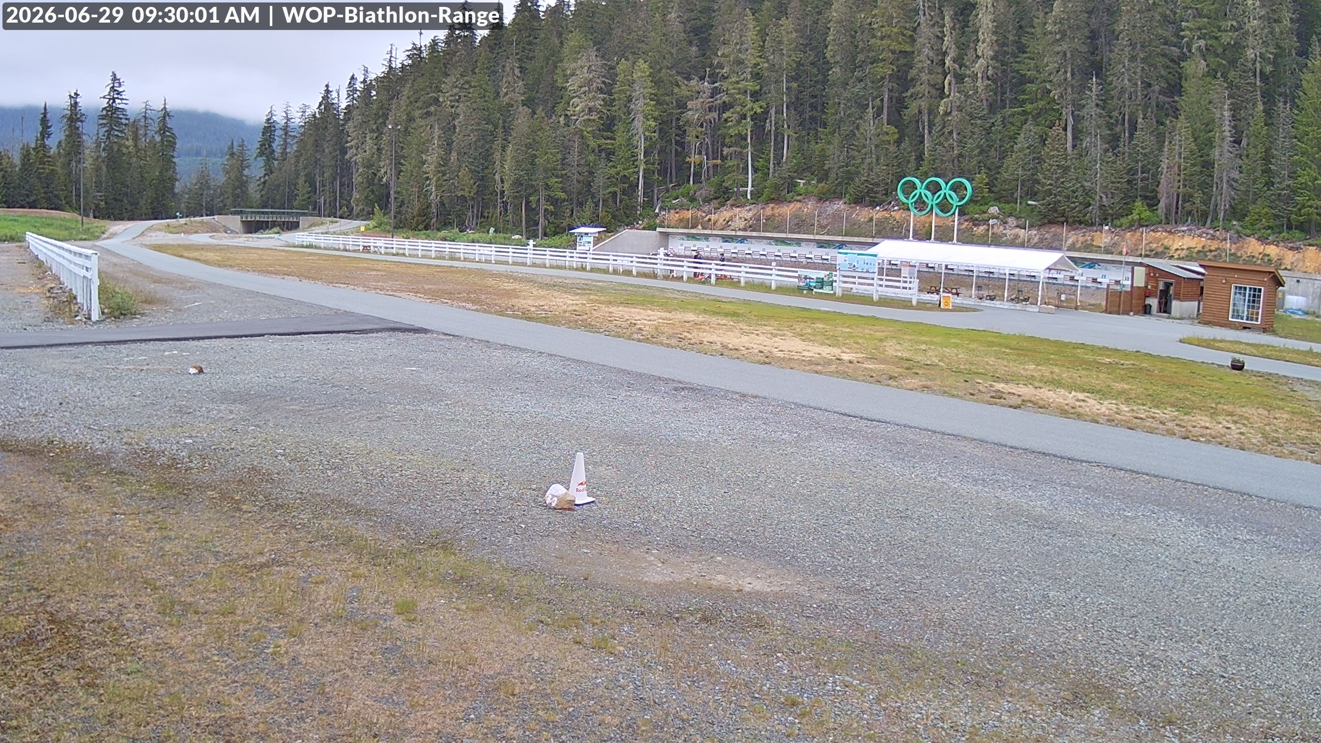 View looking North East to the Olympic Biathlon Range