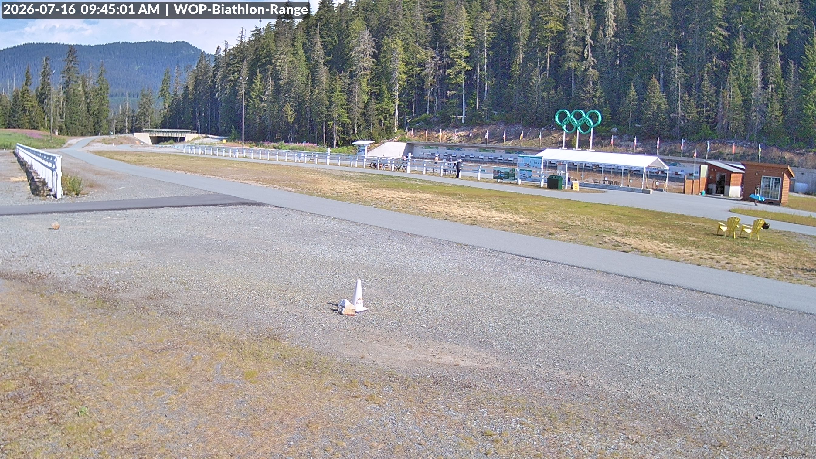 View looking North East to the Olympic Biathlon Range