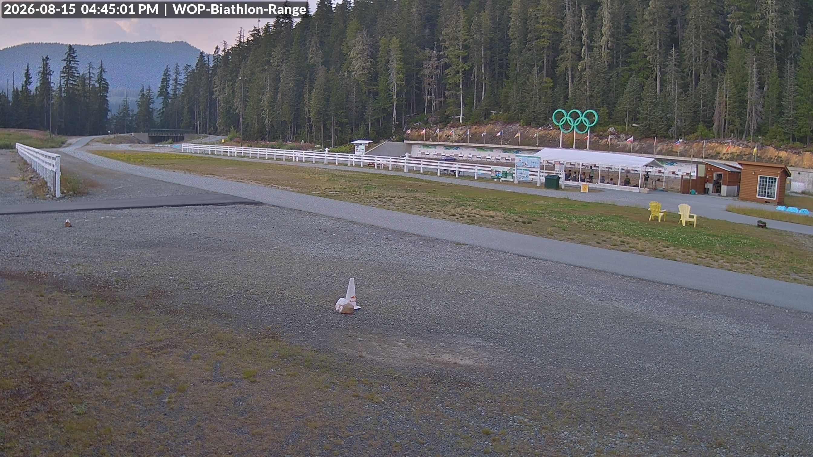 View looking North East to the Olympic Biathlon Range