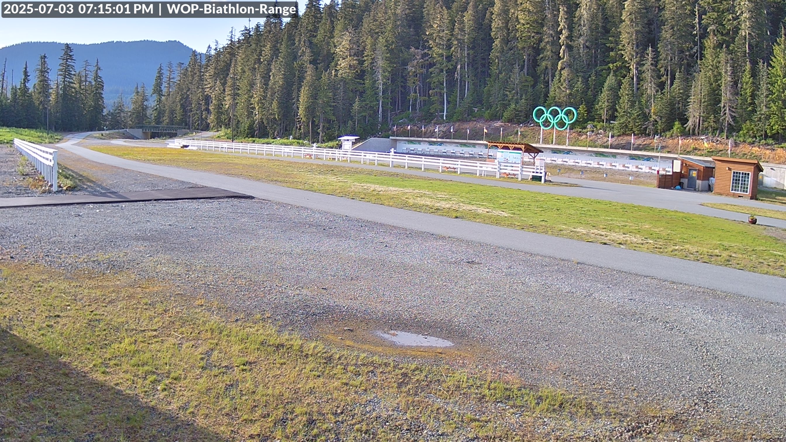 View looking North East to the Olympic Biathlon Range