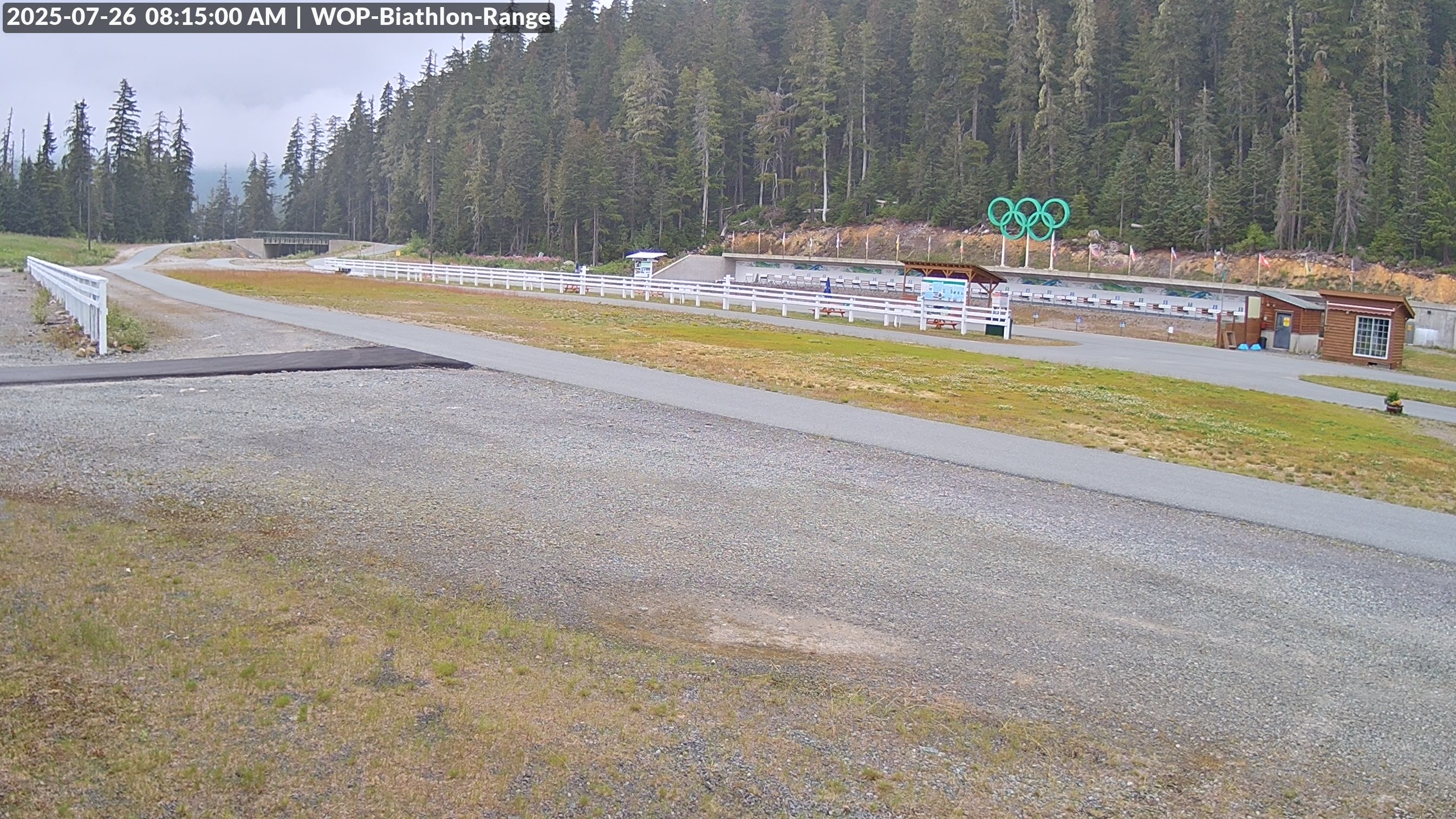 View looking North East to the Olympic Biathlon Range