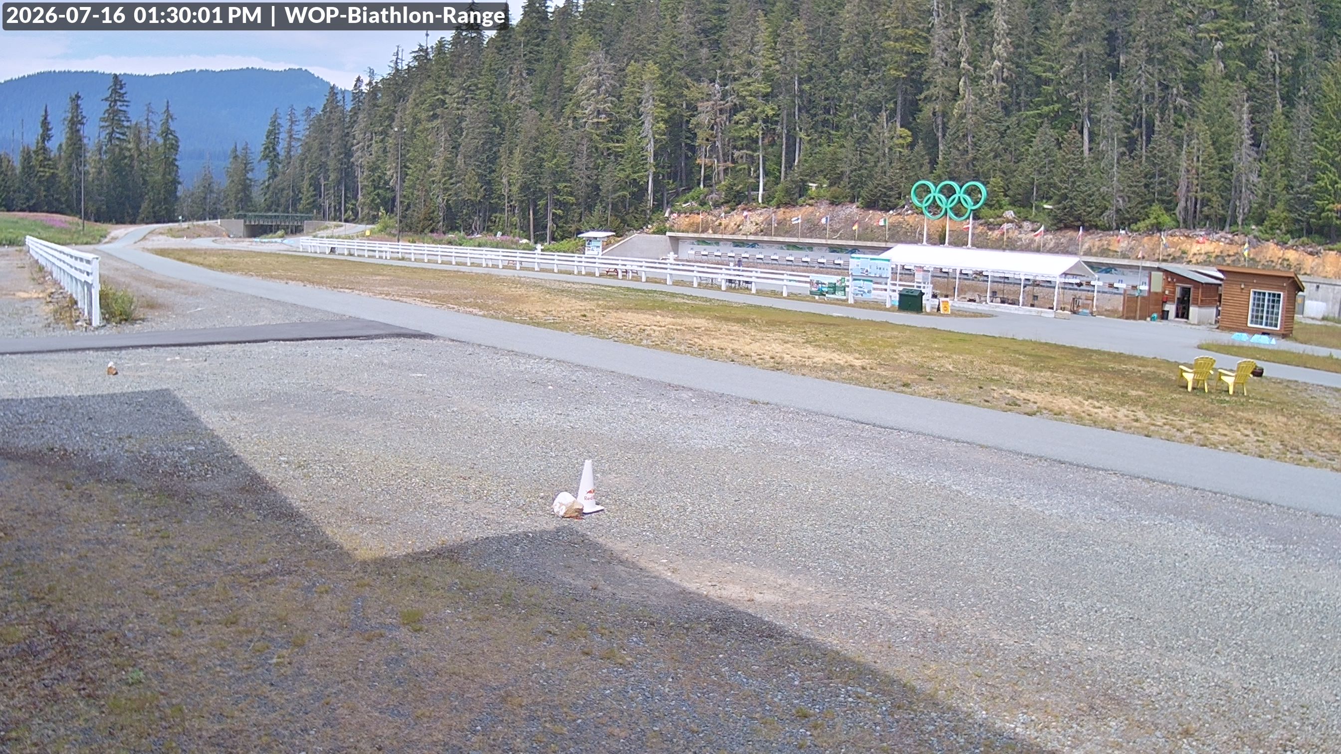 View looking North East to the Olympic Biathlon Range