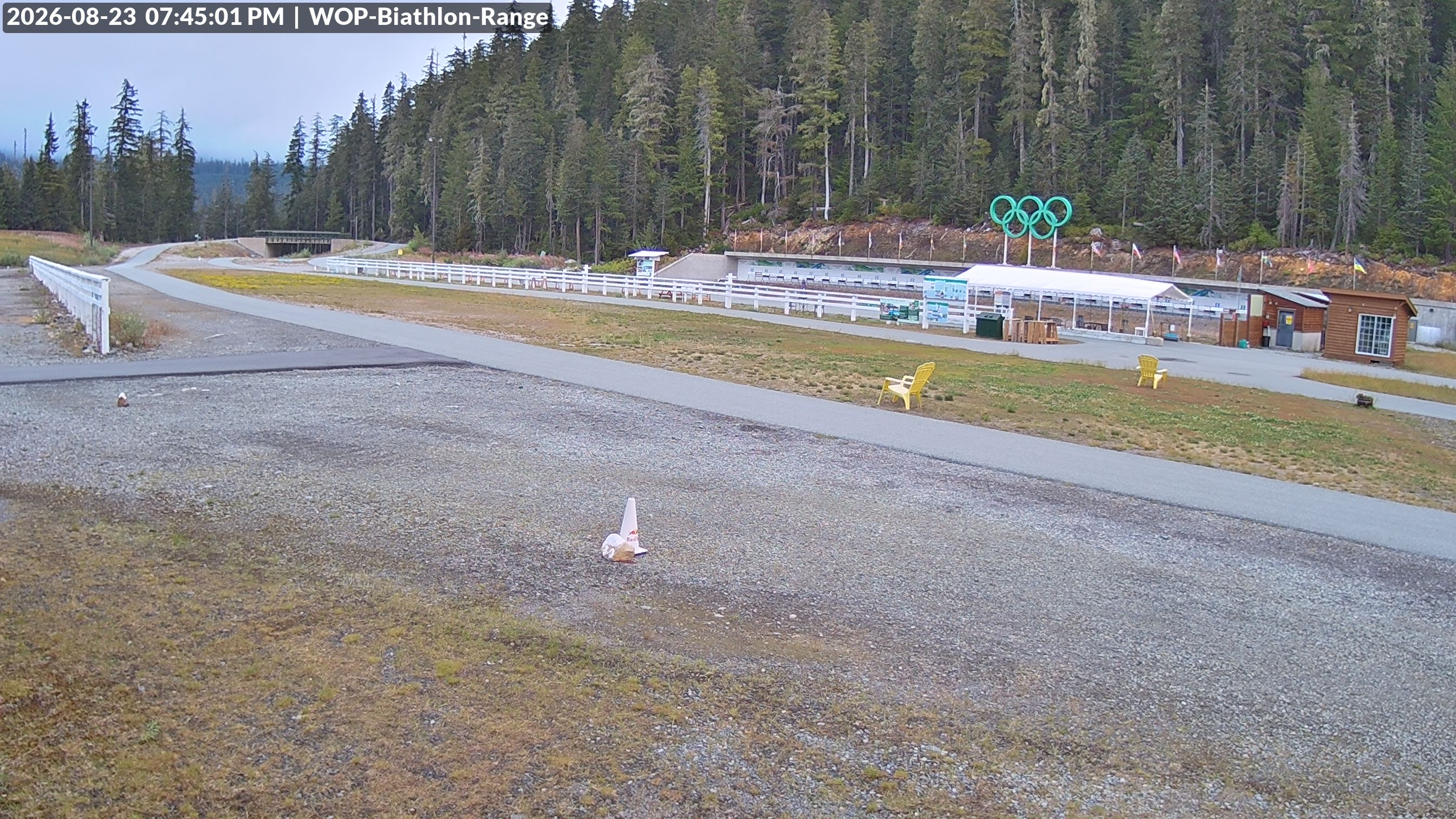 View looking North East to the Olympic Biathlon Range