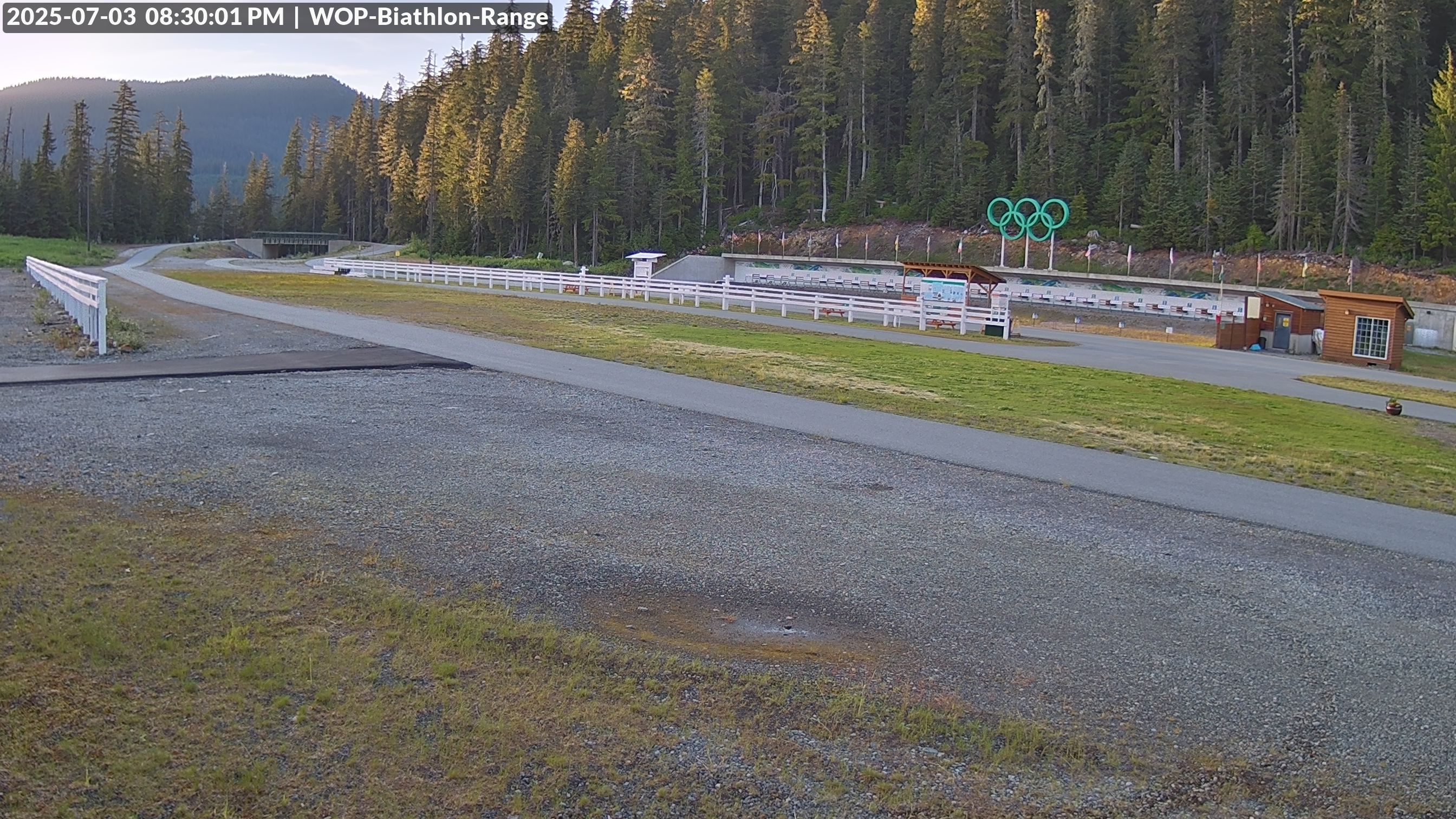 View looking North East to the Olympic Biathlon Range