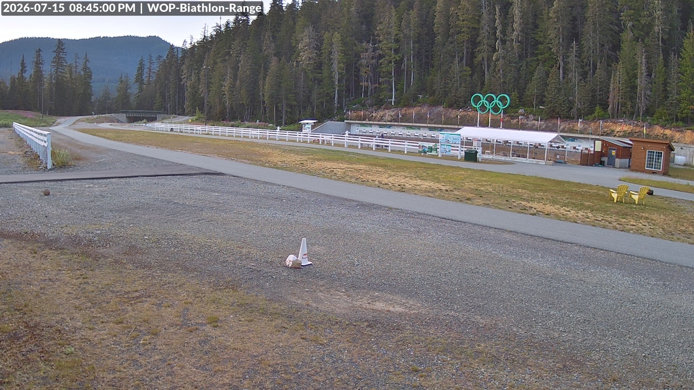 View looking North East to the Olympic Biathlon Range