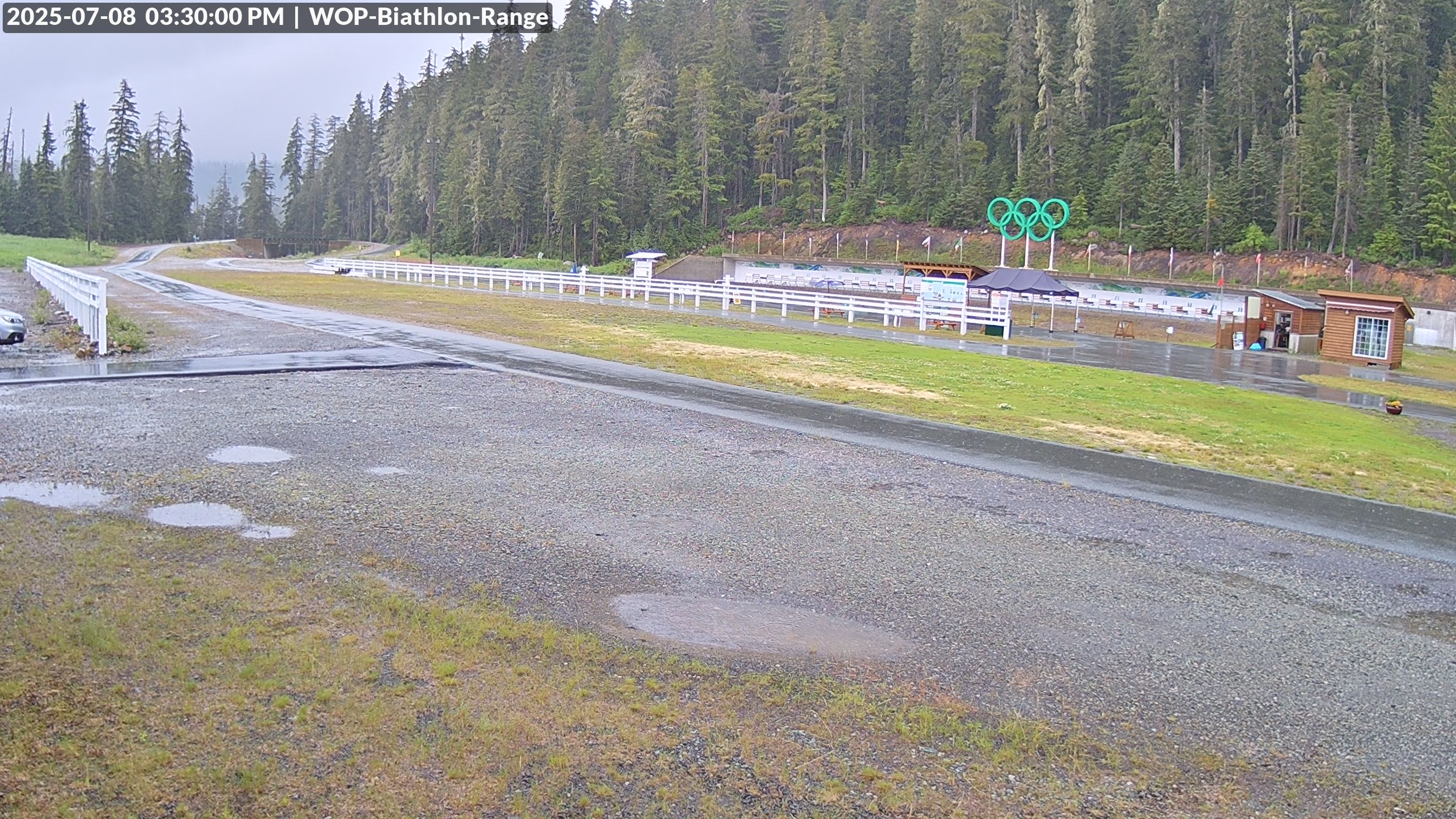 View looking North East to the Olympic Biathlon Range