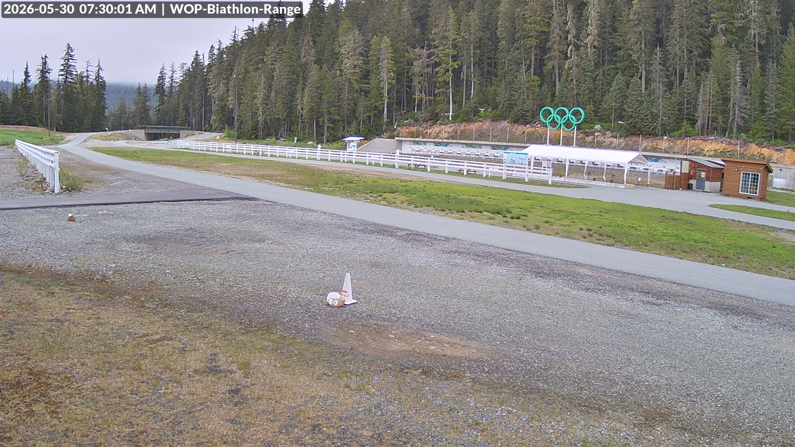 View looking North East to the Olympic Biathlon Range