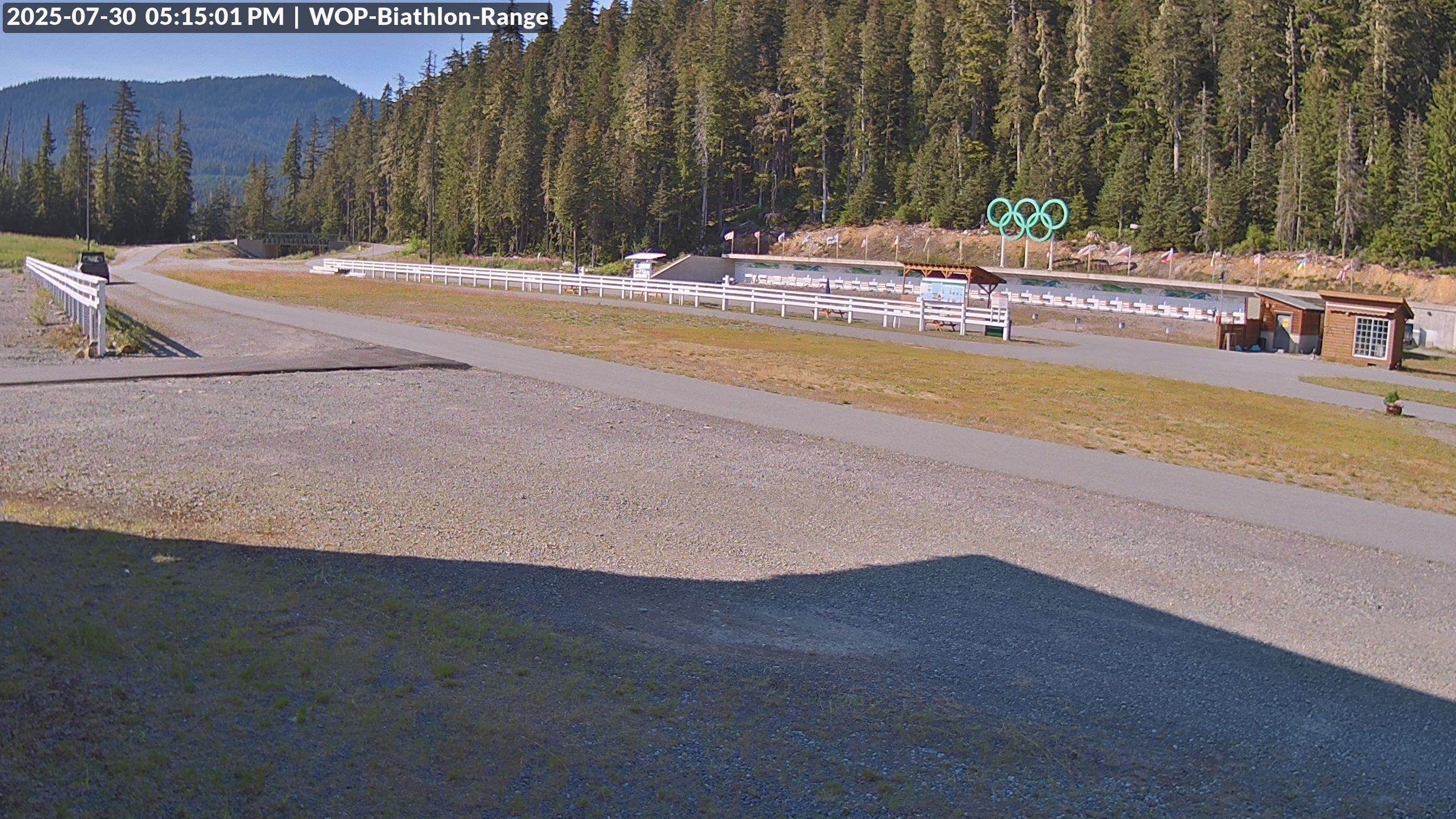 View looking North East to the Olympic Biathlon Range