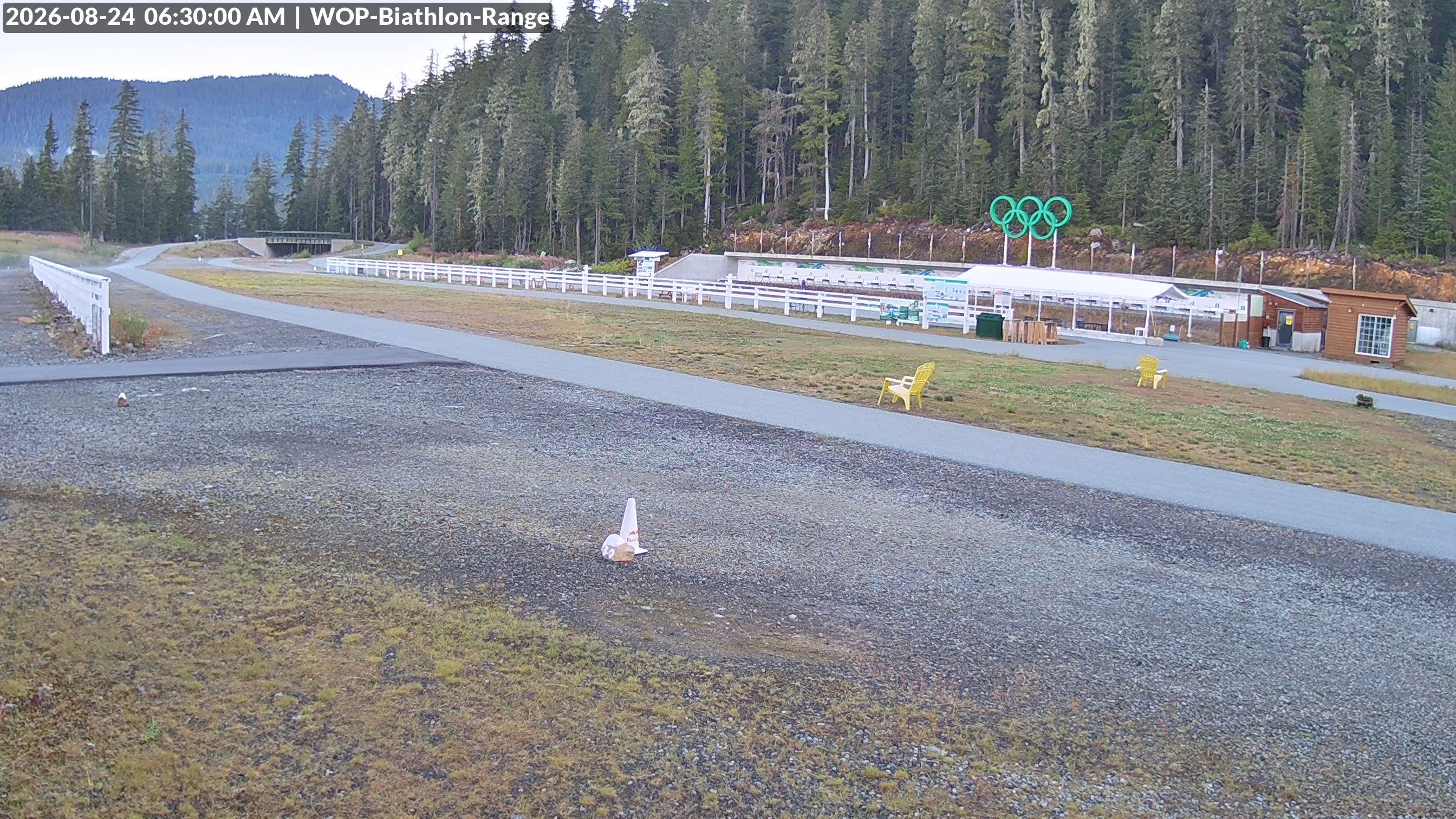 View looking North East to the Olympic Biathlon Range