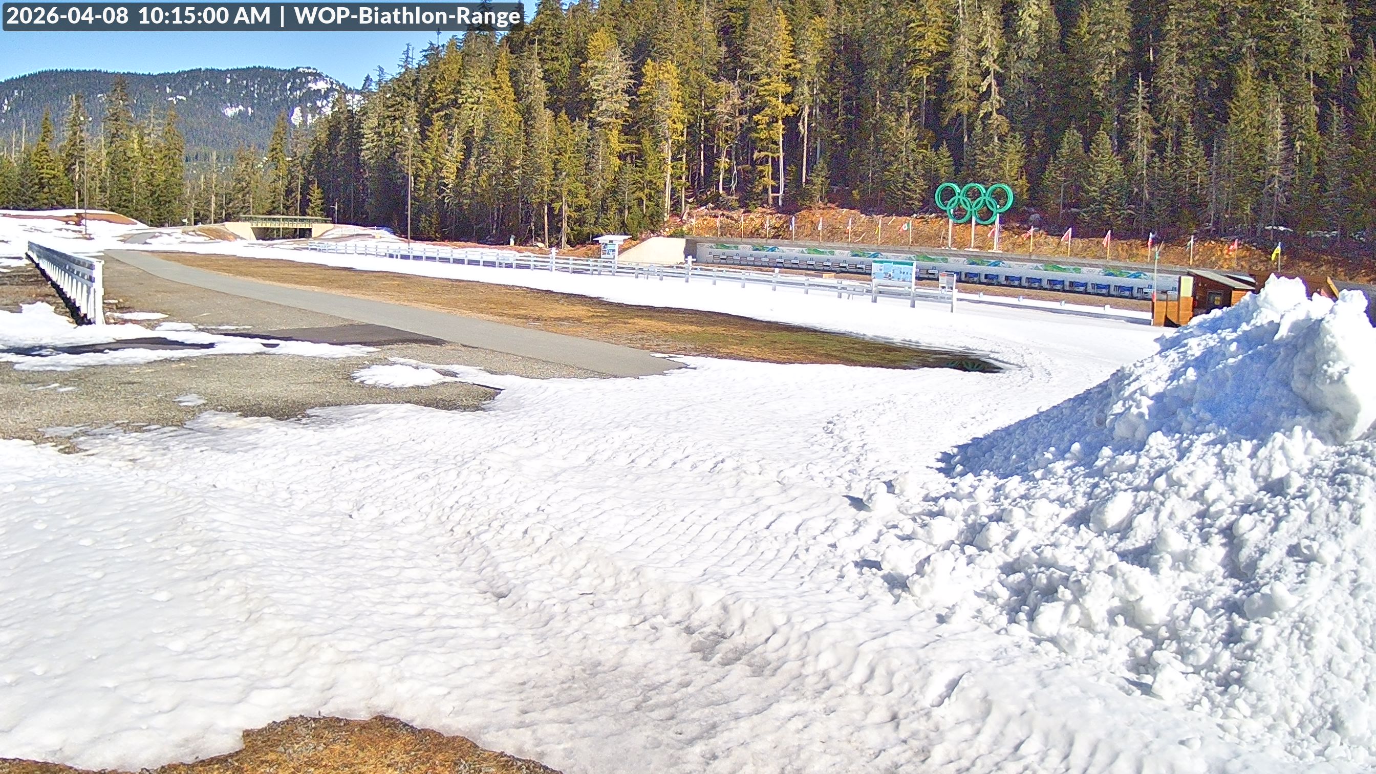 View looking North East to the Olympic Biathlon Range