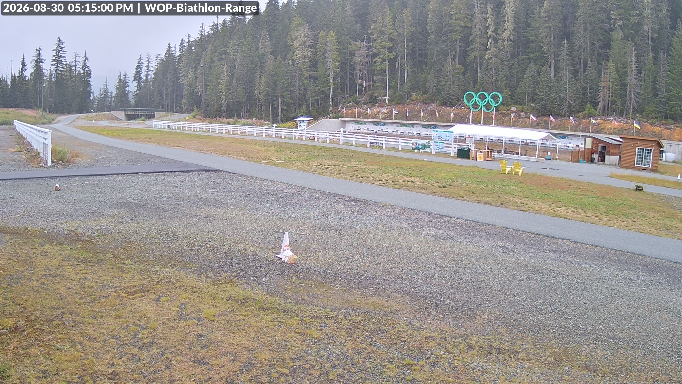 View looking North East to the Olympic Biathlon Range
